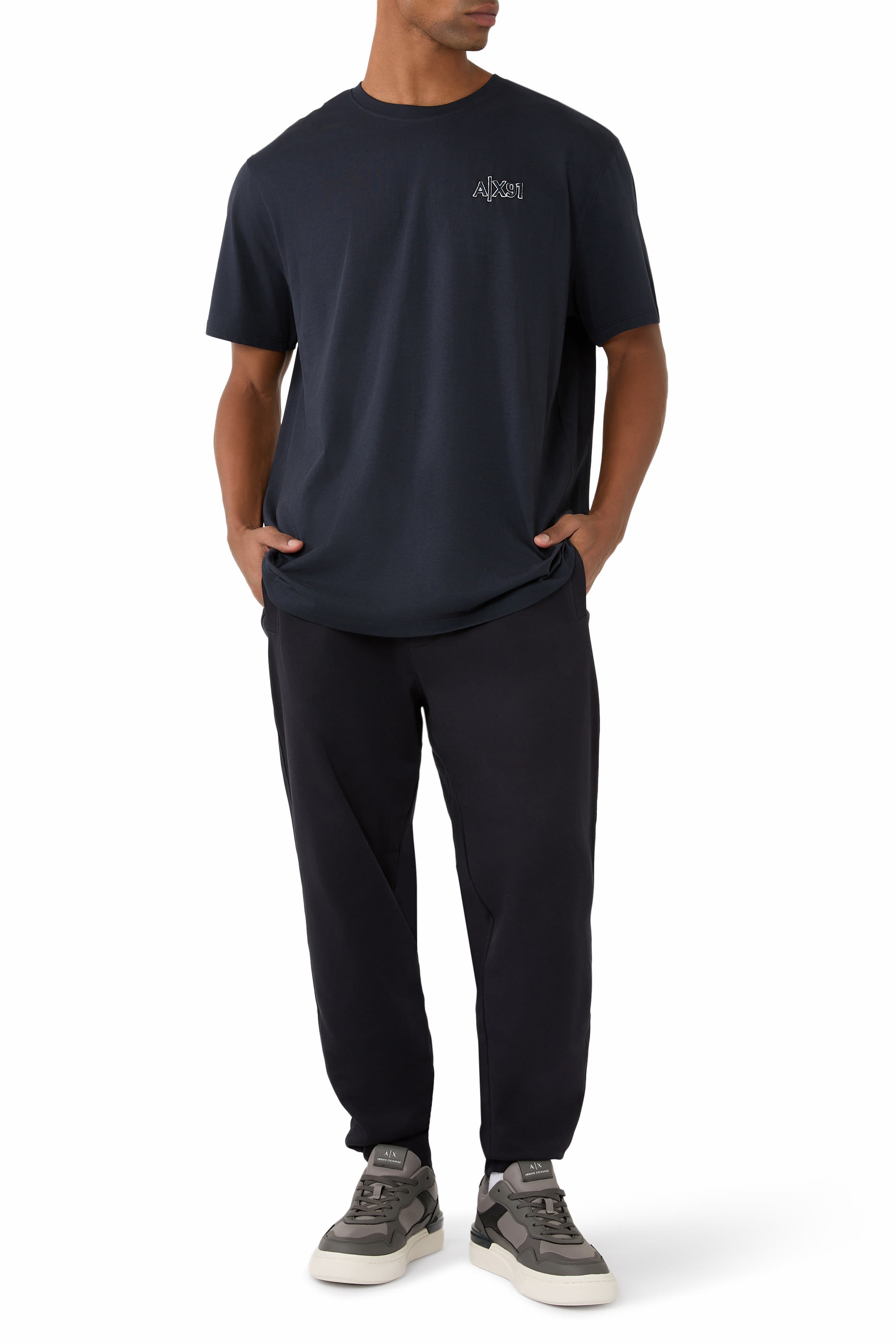 تيشيرت ايه اس في بشعار الماركة