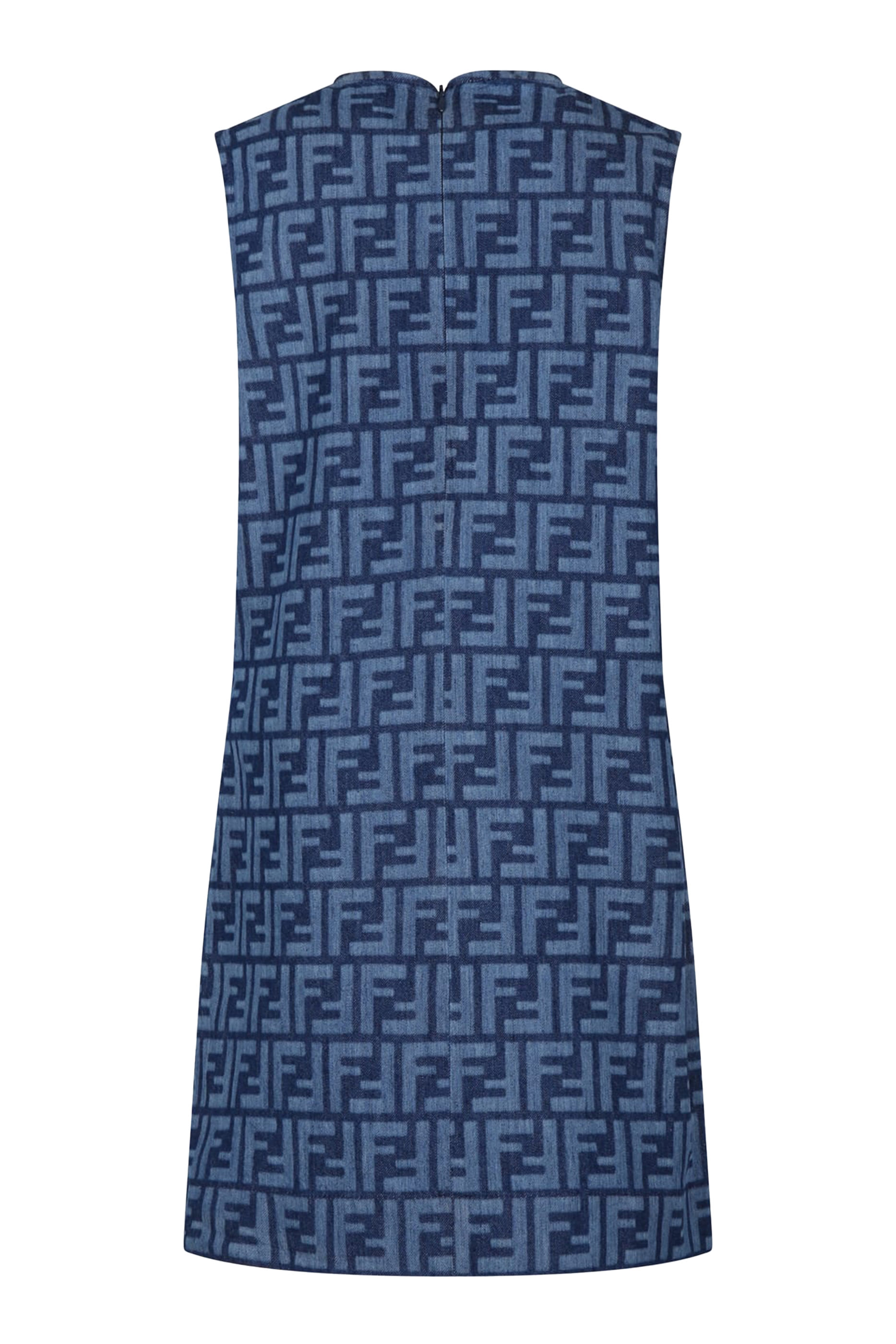 Kids FF Logo Print Dress