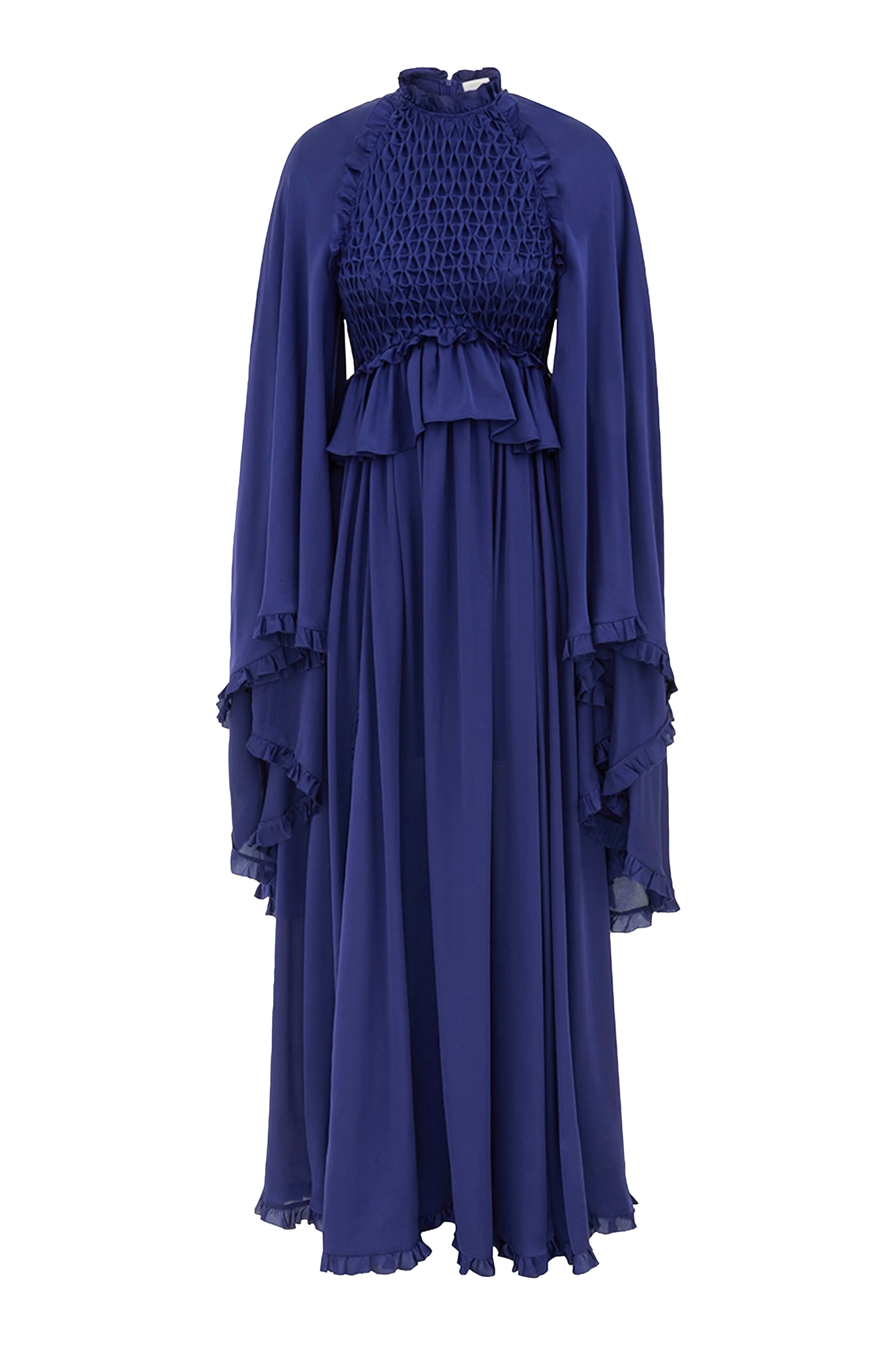 فستان هيبنوتيك بكشكش وأكمام واسعة