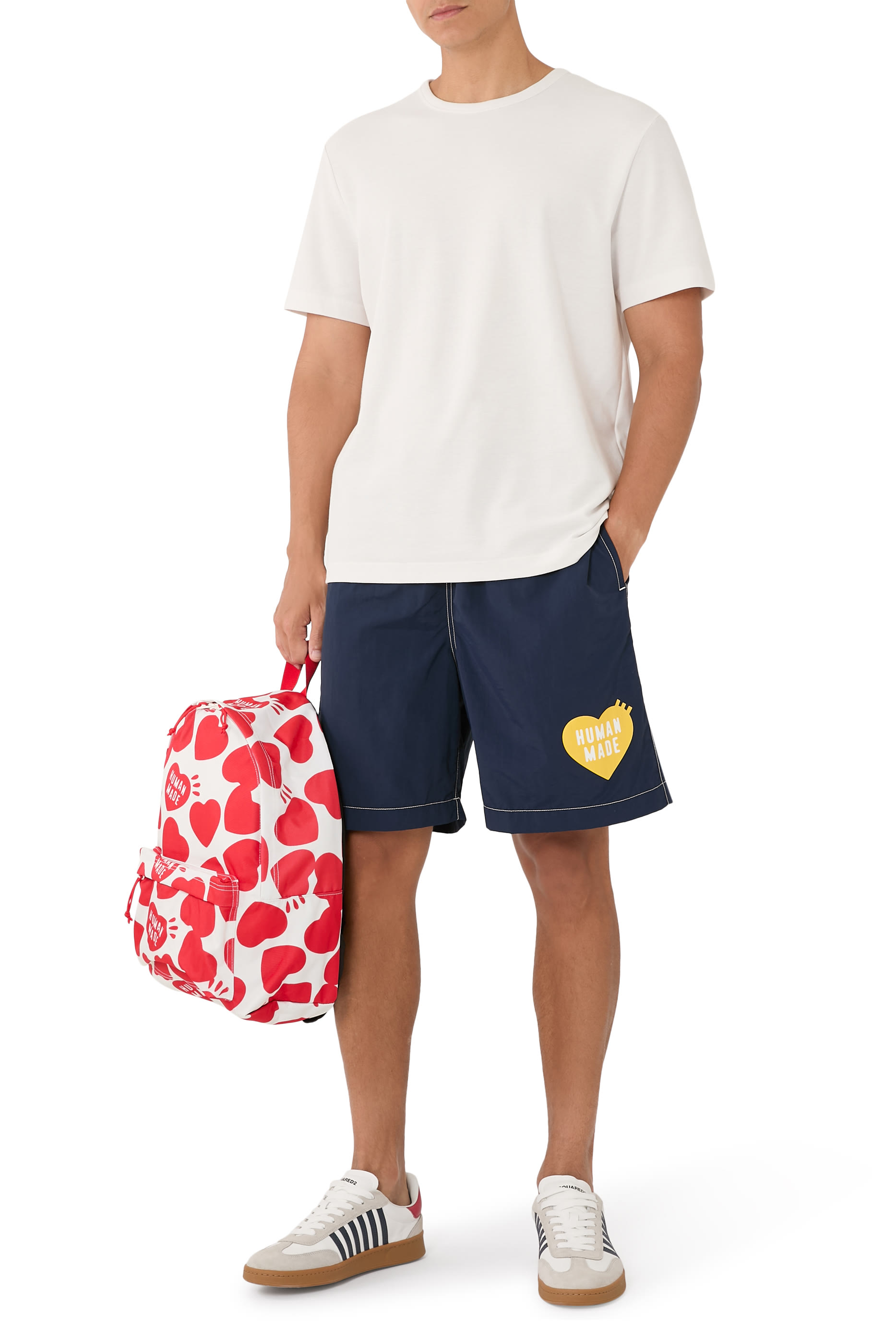 شورت سباحة بشعار الماركة