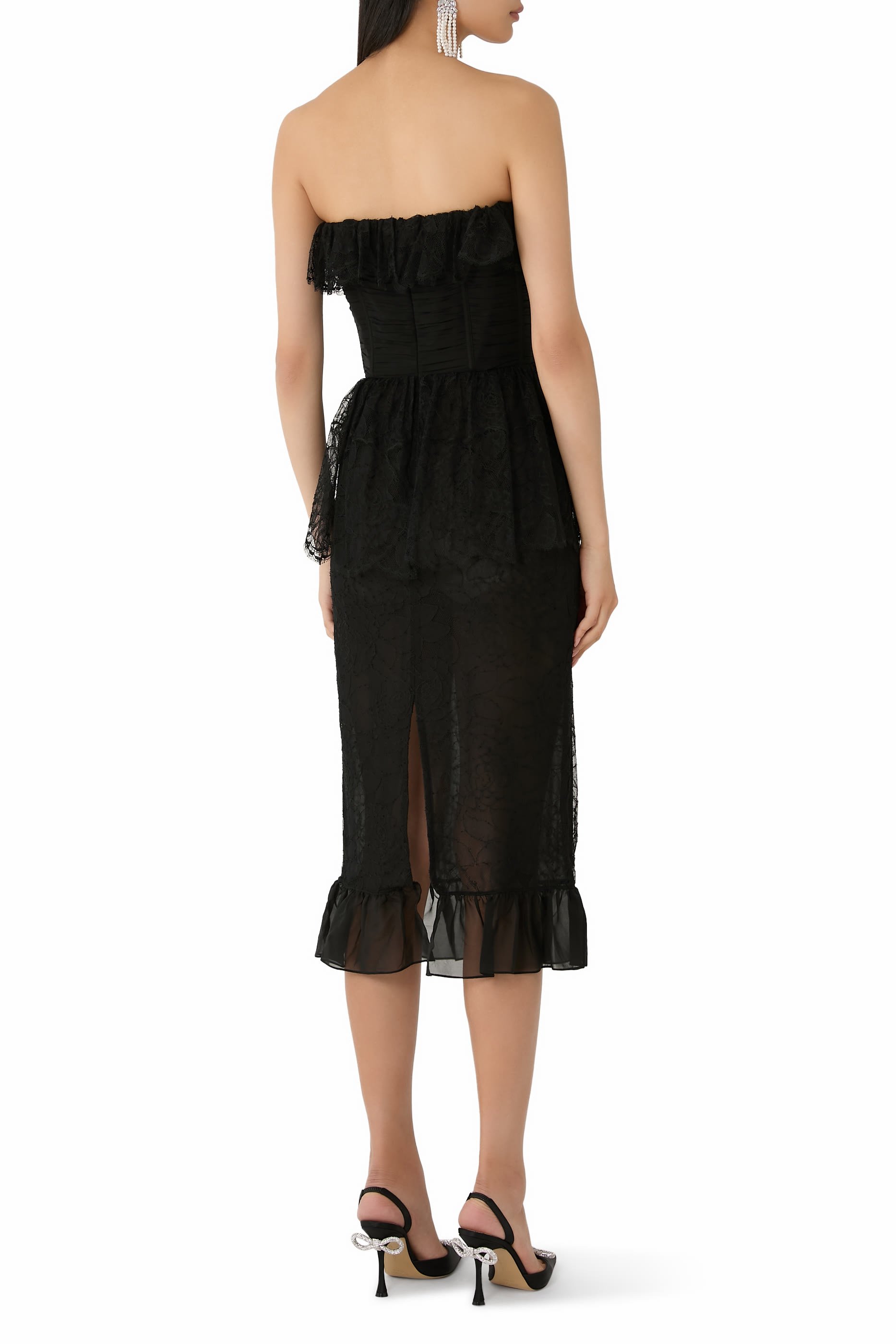 فستان بصدرية دانتيل