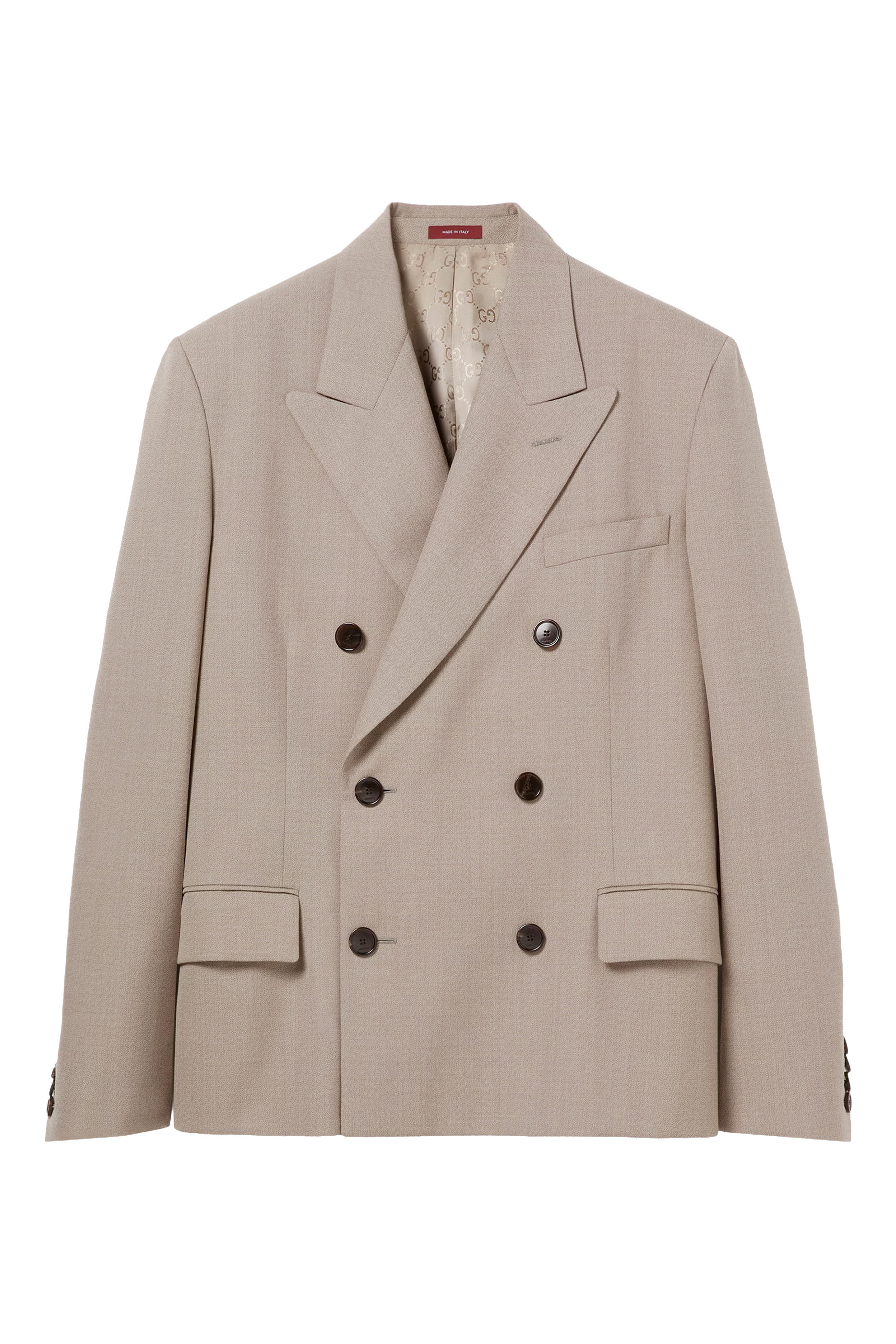 جاكيت بصفي أزرار صوف مولينيه