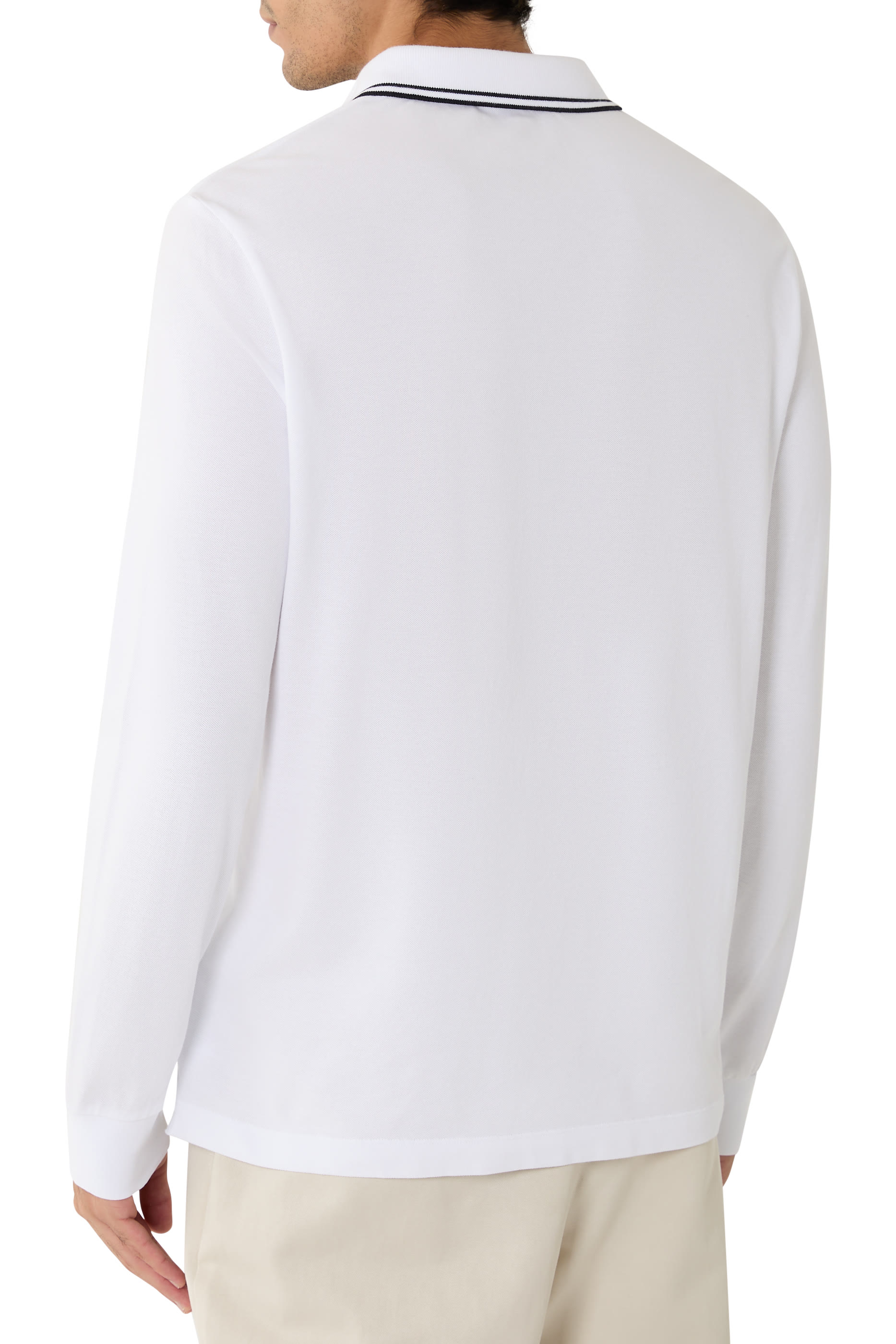 قميص بولو بأكمام طويلة