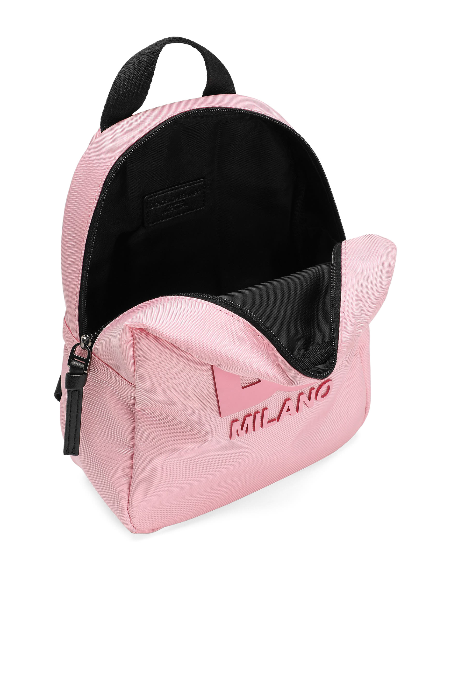 حقيبة ظهر برقعة مطاطية بحرفي شعار الماركة نايلون للأطفال