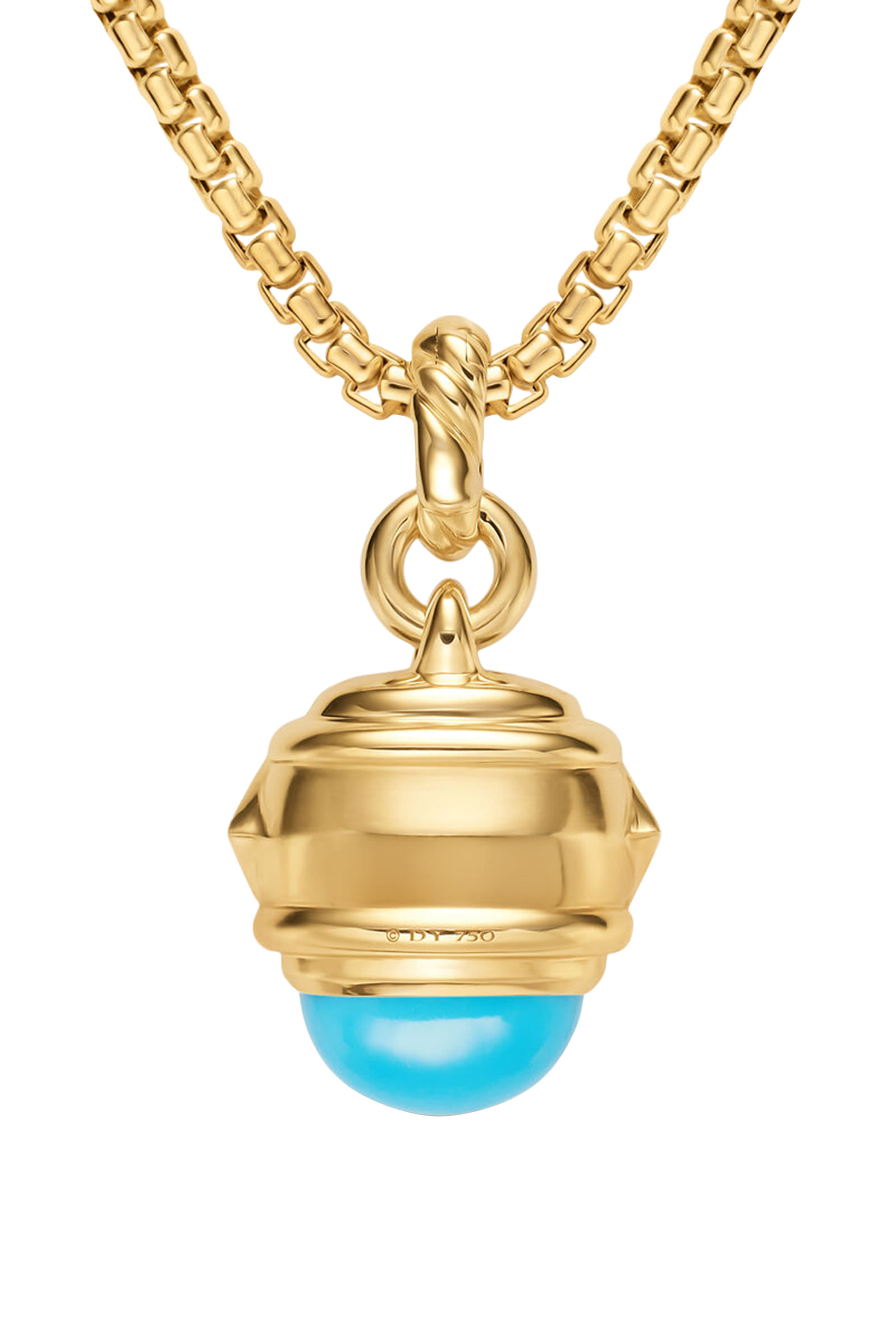 دلاية رينيسانس مرصعة بالفيروز، التسافوريت، والتانزانيت، ذهب أصفر عيار 18