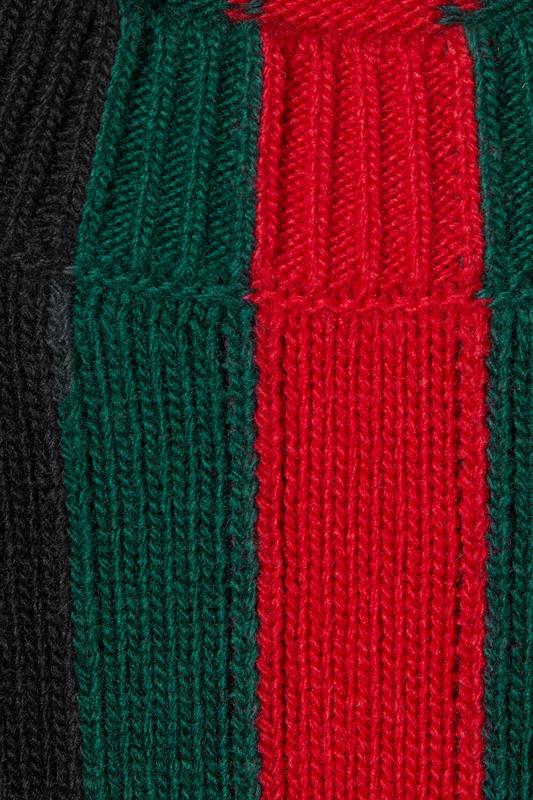 كنزة بشريط ويب بحياكة إنتارسيا نسيج صوف ناعم