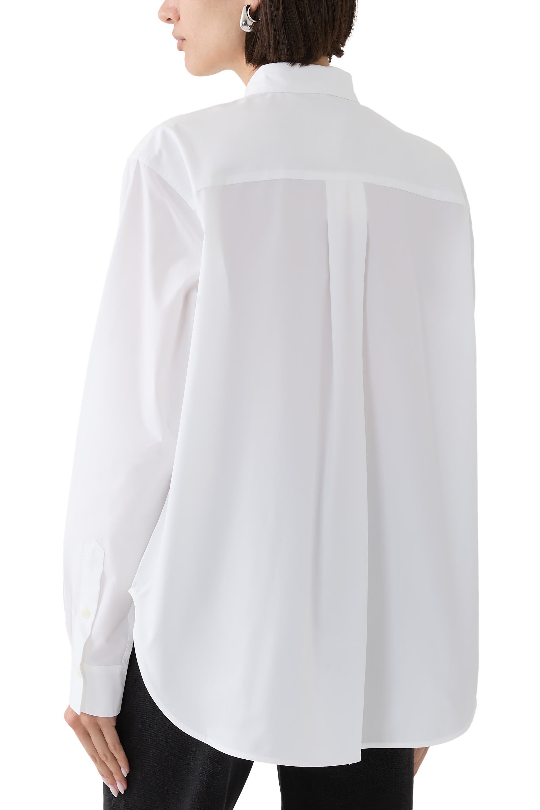 قميص بشعار الماركة قطن