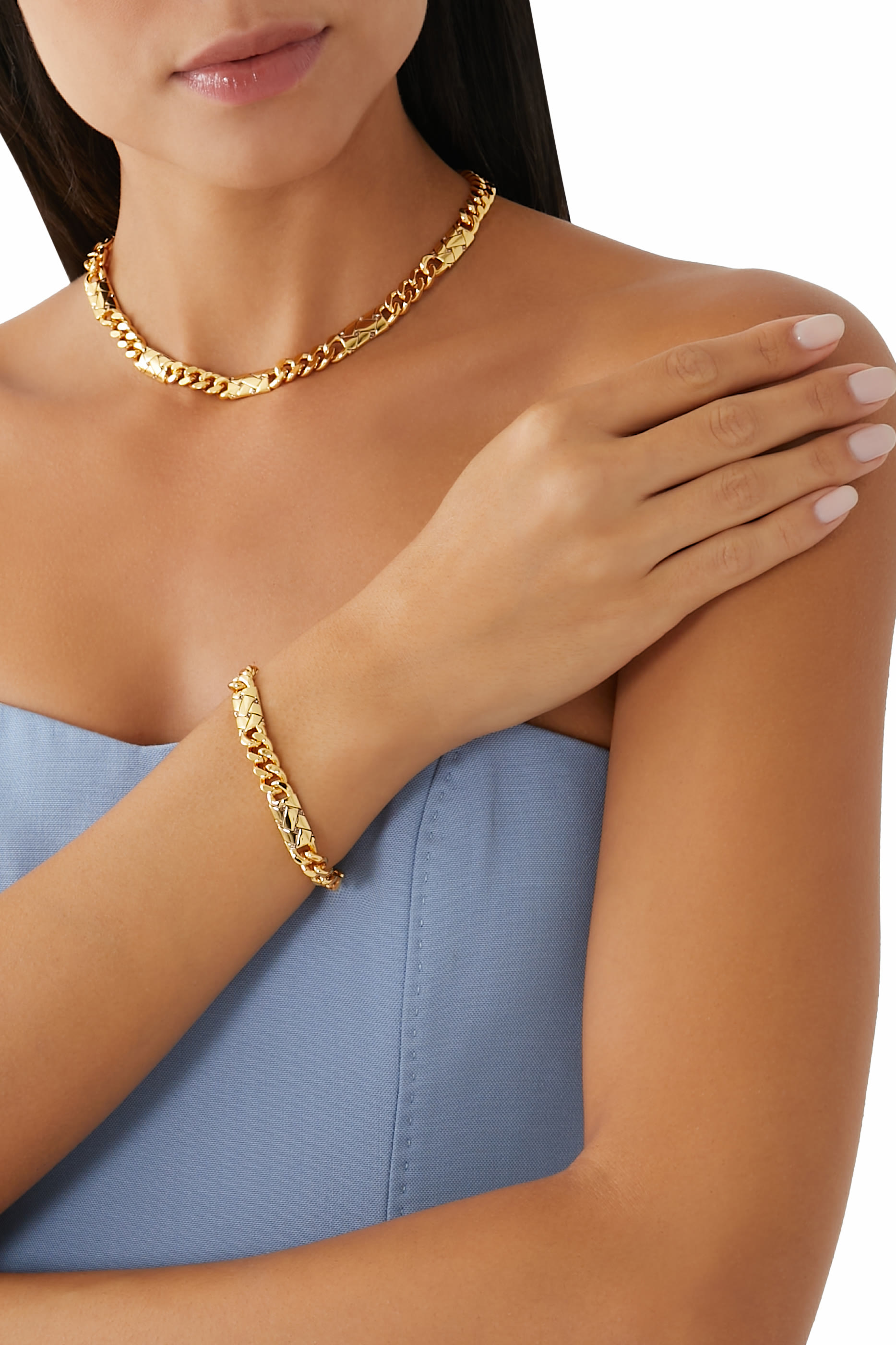 قلادة كنسينغتون بتصميم سلسلة