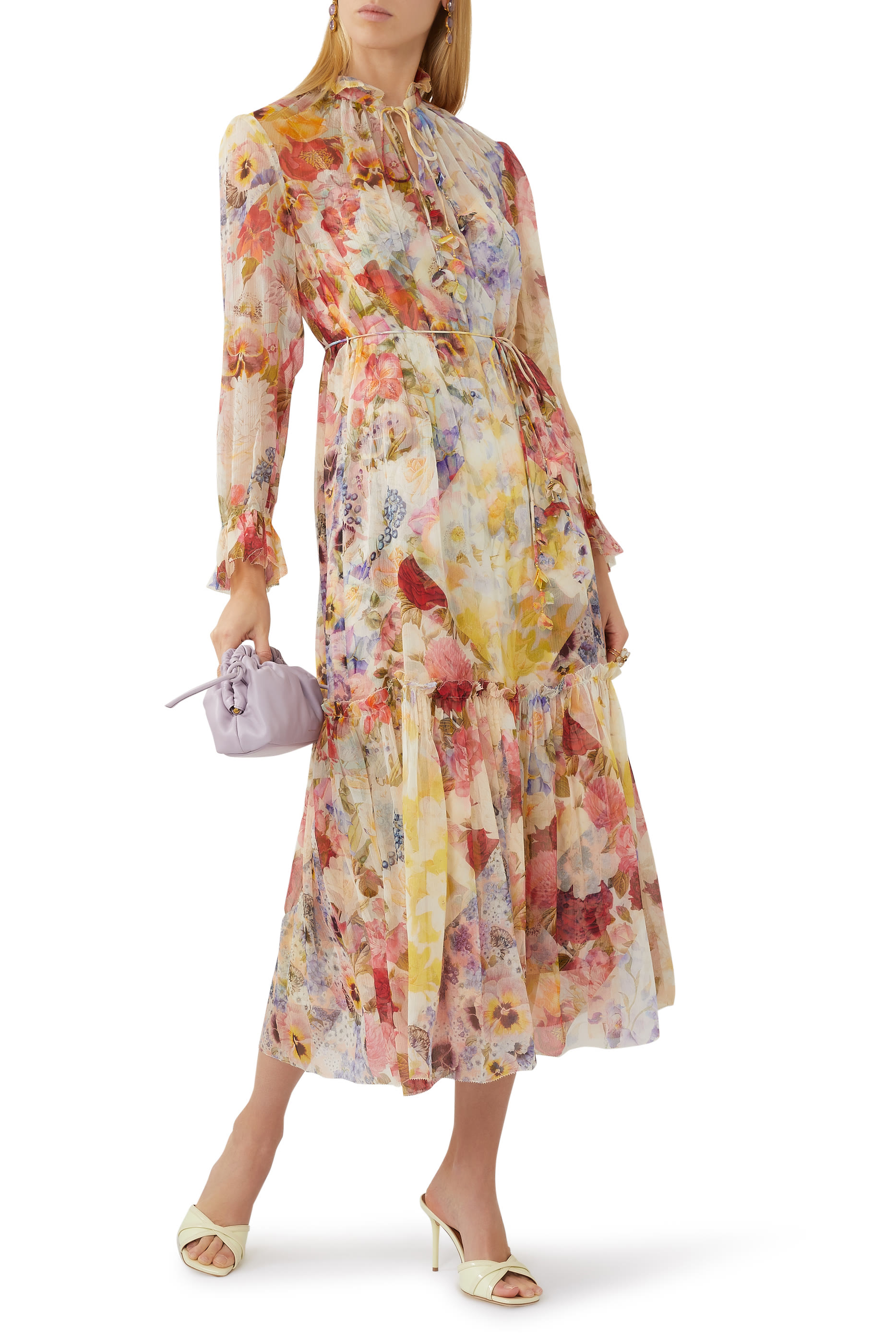 حذاء بيرلا 85 مفتوح من الخلف جلد