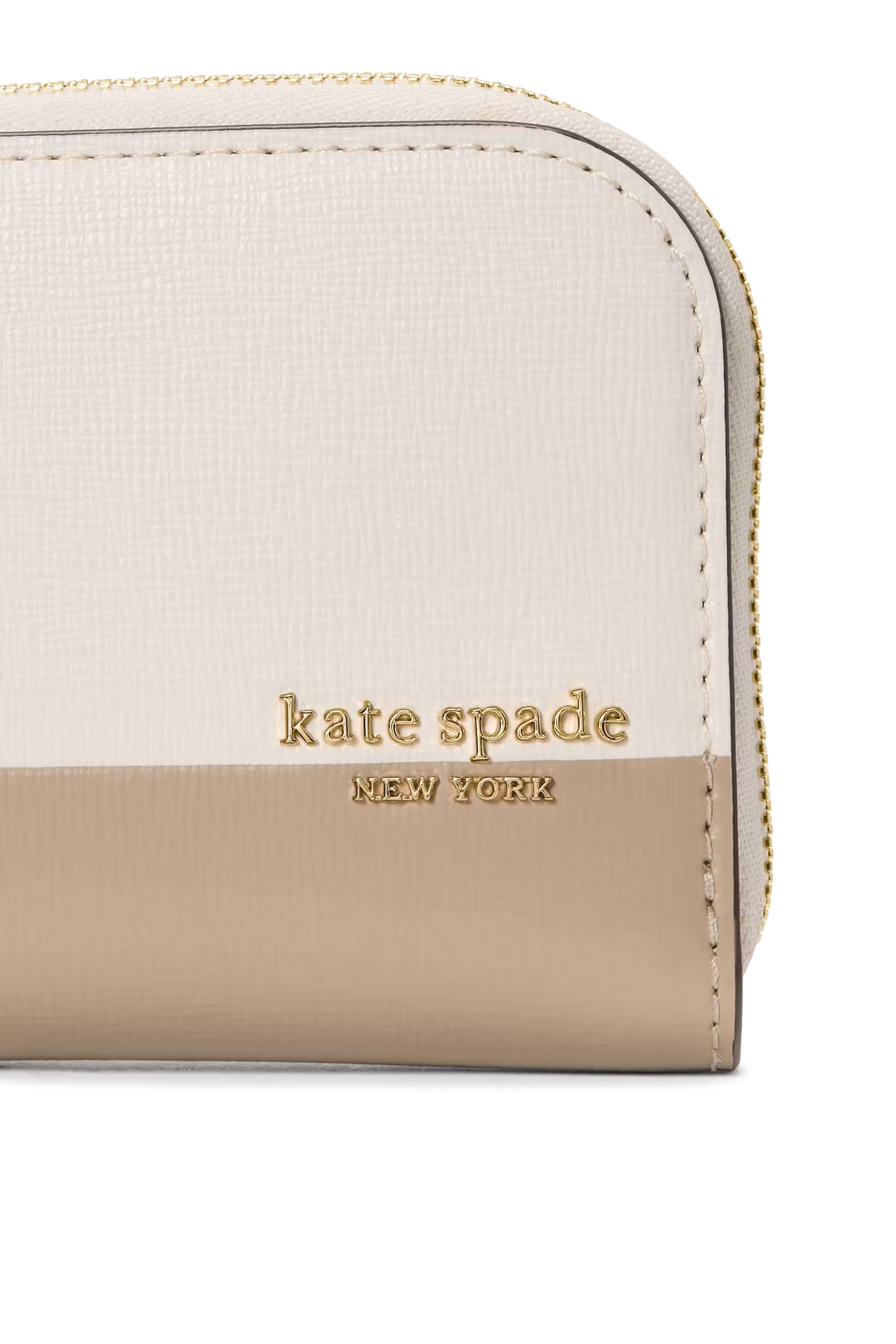 حافظة بطاقات ديفن بتصميم مقسم بألوان وسحاب