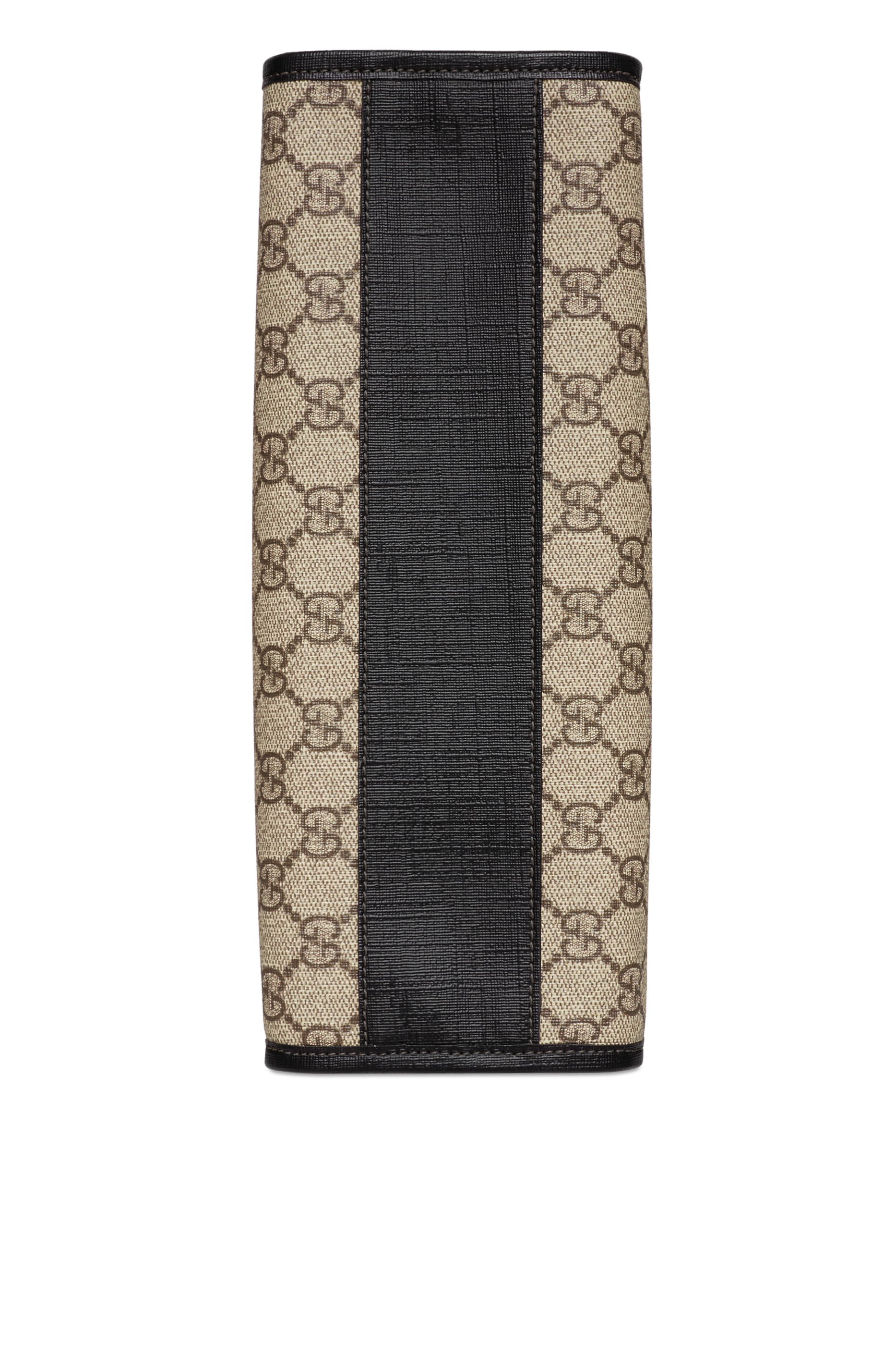 حقيبة يد بنقشة مربعات وشعار GG