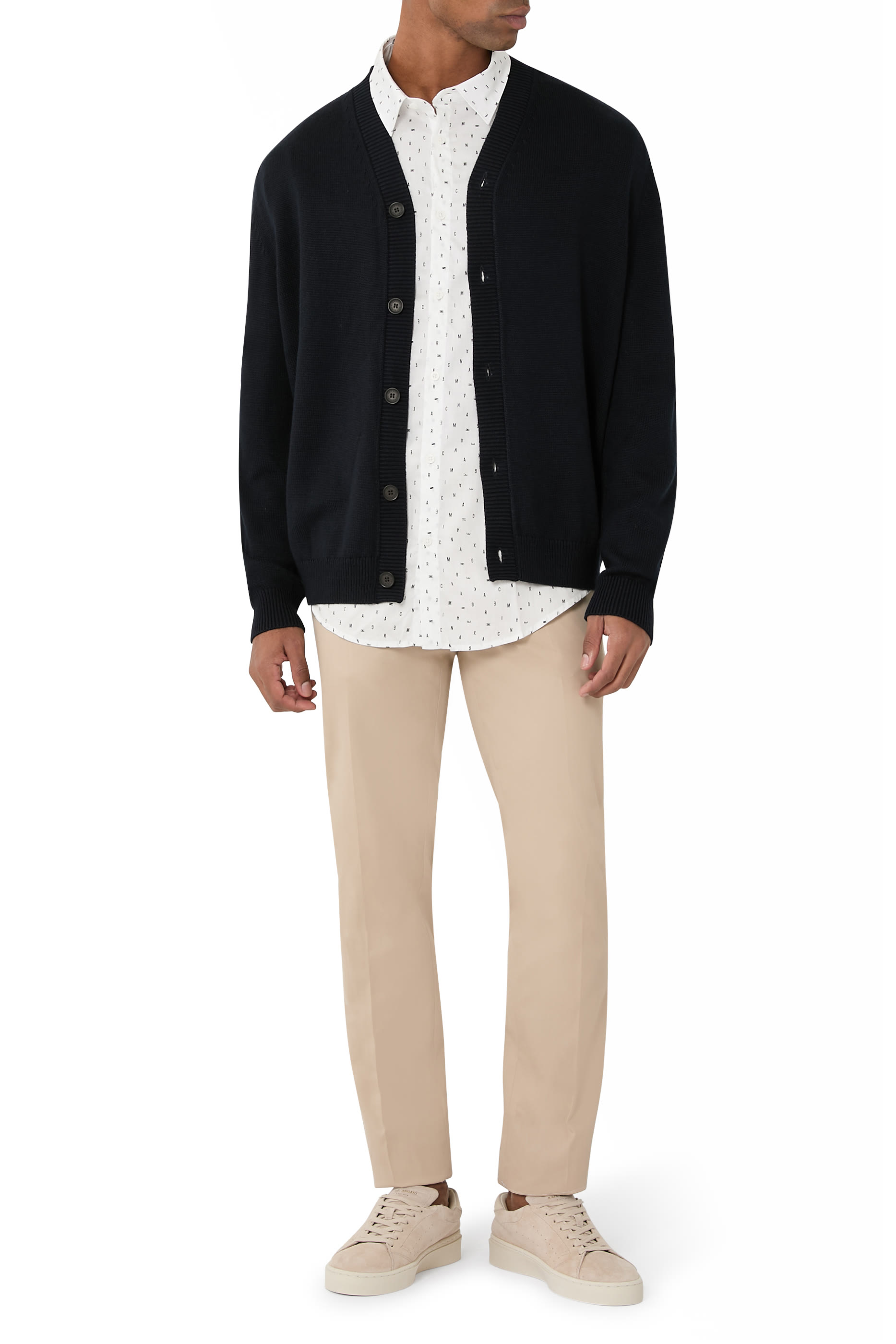 قميص مزين بشعار الماركة