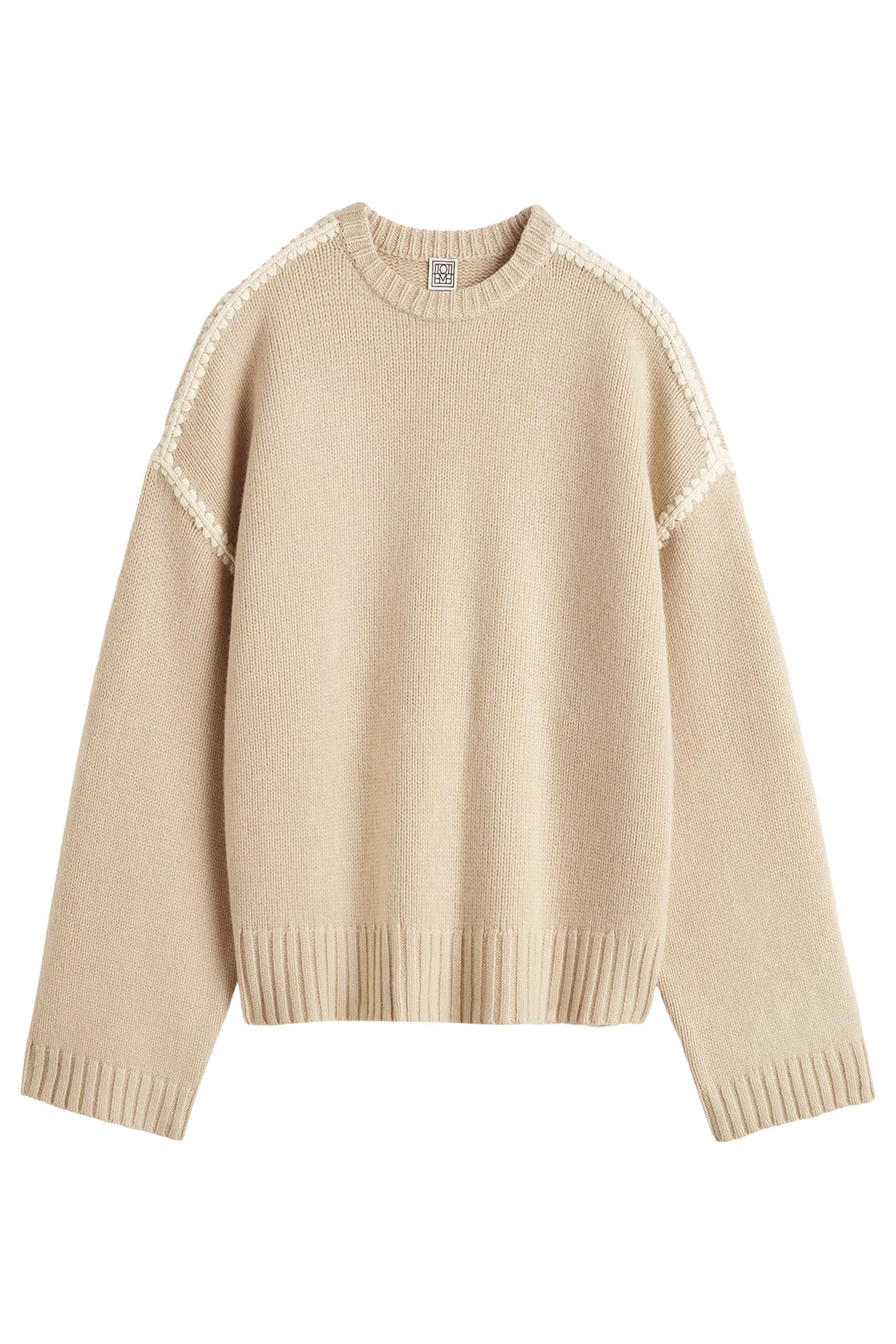 جاكيت هارفست منسوج بوشاح وتطريزات صوف وكشمير