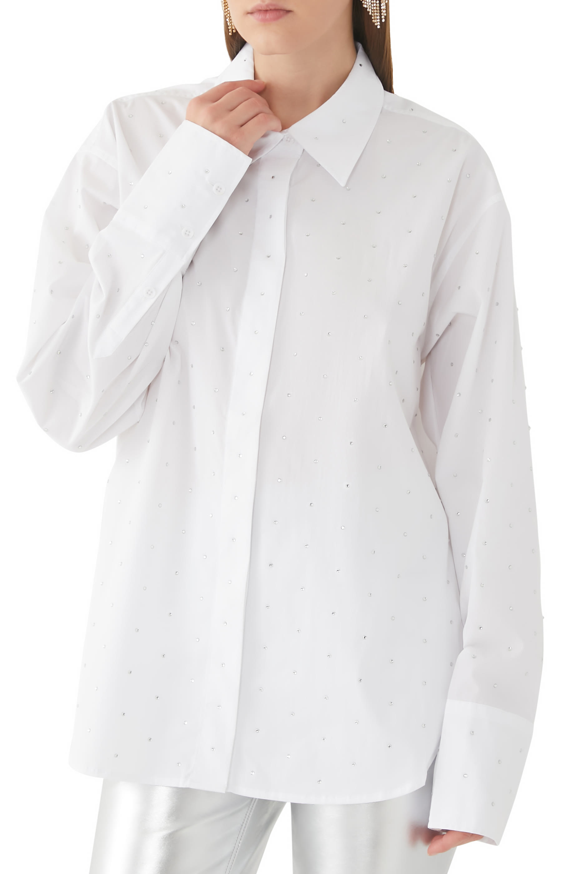 قميص جود مرصع بالكريستال