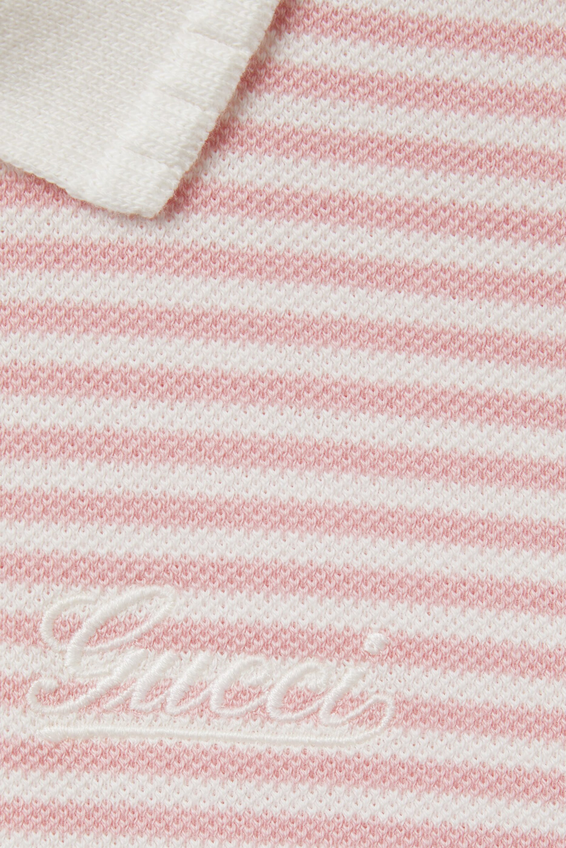 قميص بولو بتطريزات قطن للأطفال