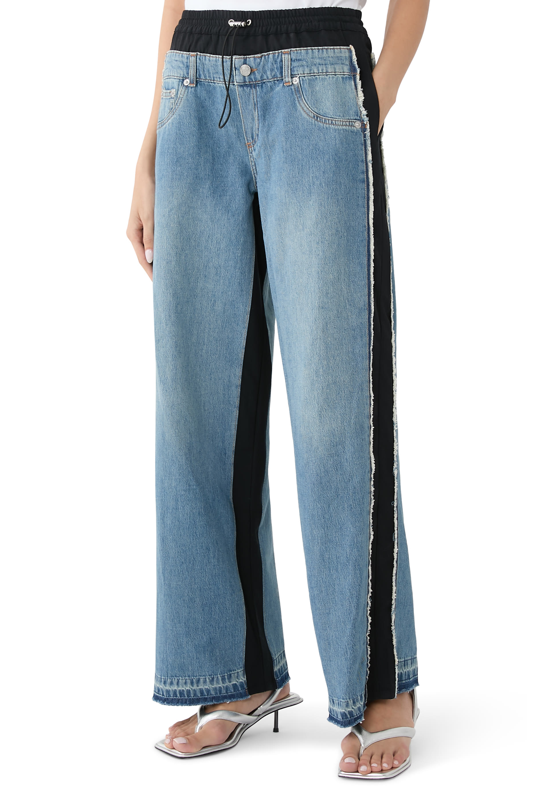 بنطال شيا بقصة ساق مستقيمة