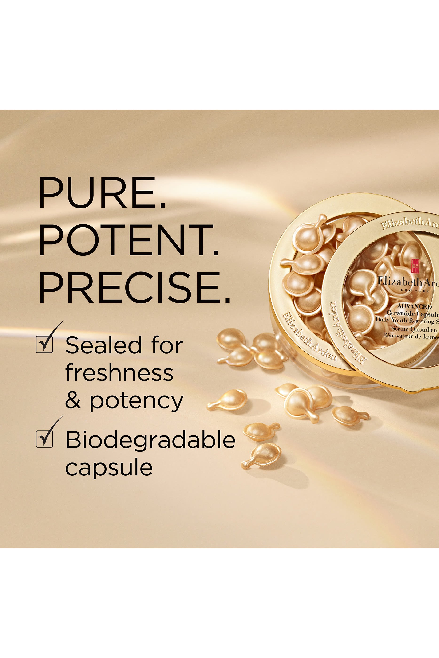 كبسولات سيراميد متطورة بسيروم يومي لاستعادة شباب البشرة- 30 كبسولة