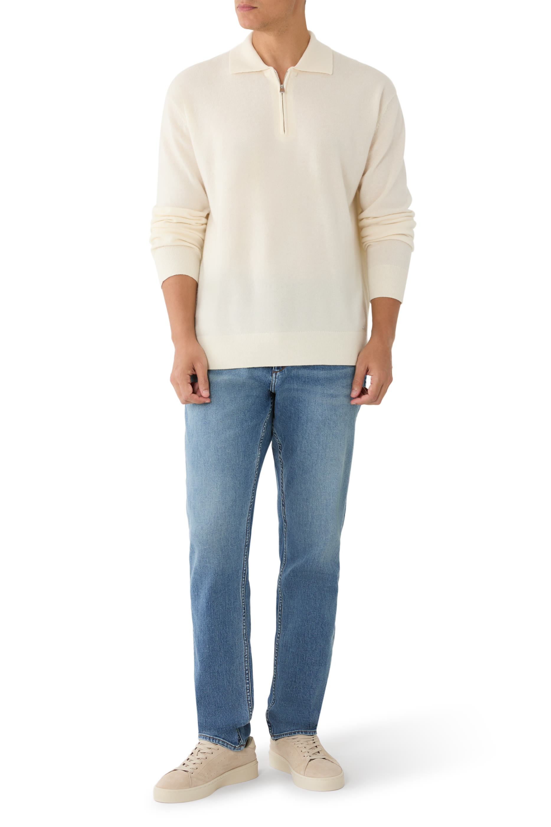 بنطال جينز فيت 3 بقصة رياضية