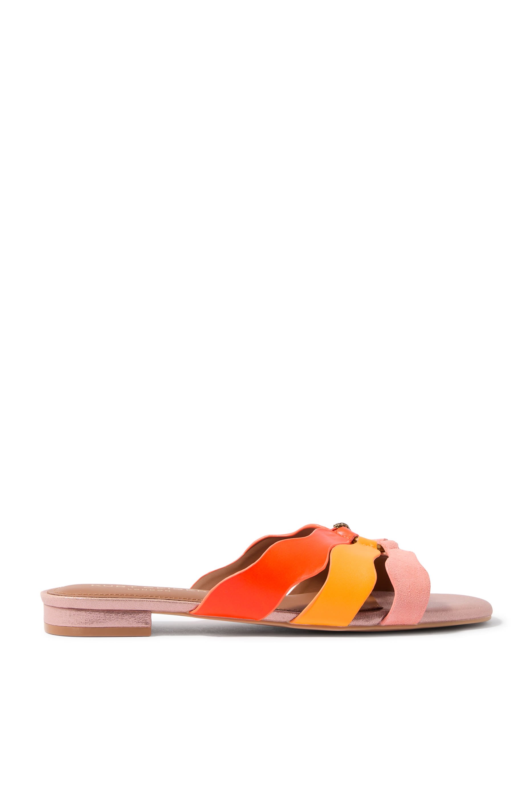 Sun Wave Flat Sandals