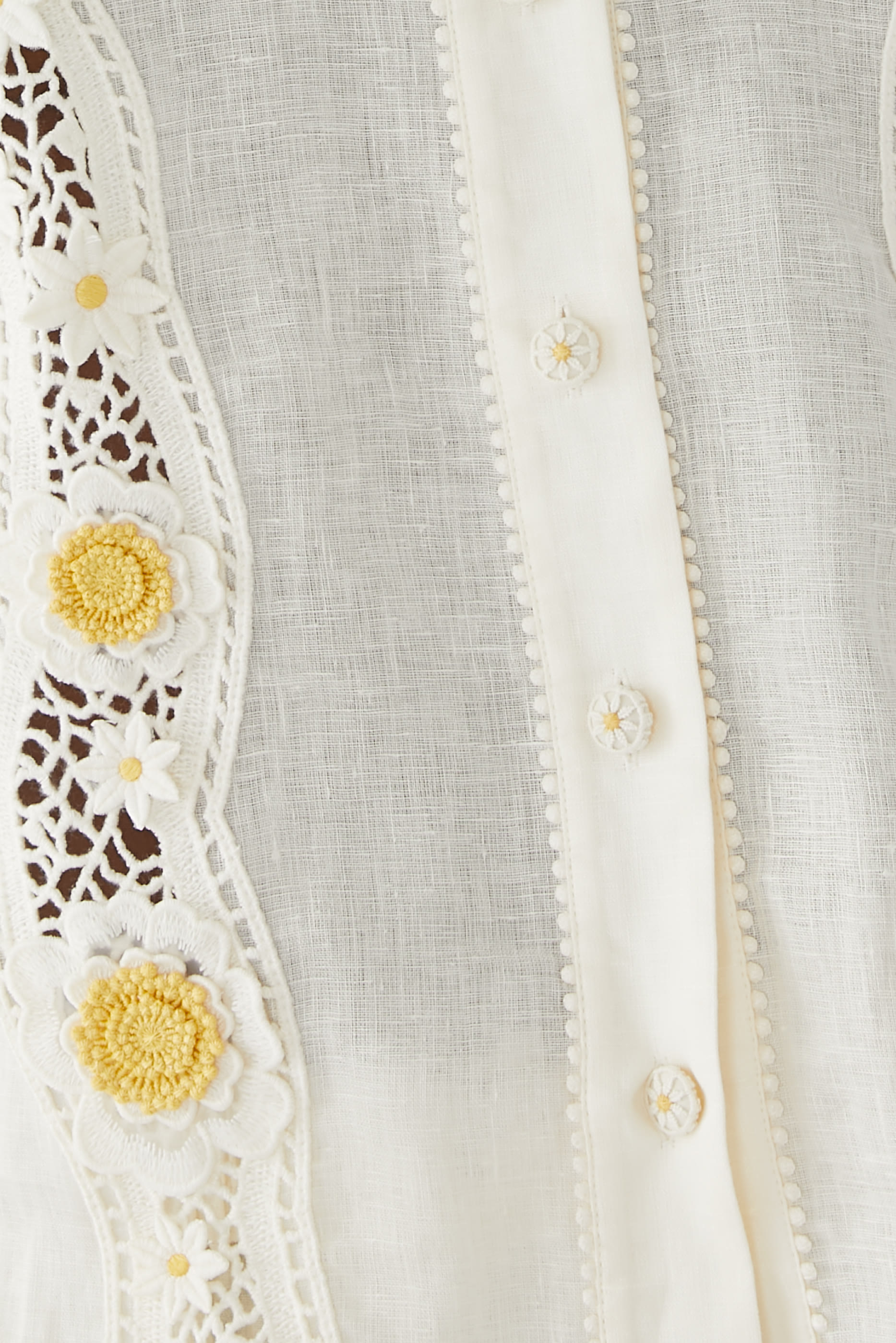 قميص إيفرلي بحواف بتصميم زهور