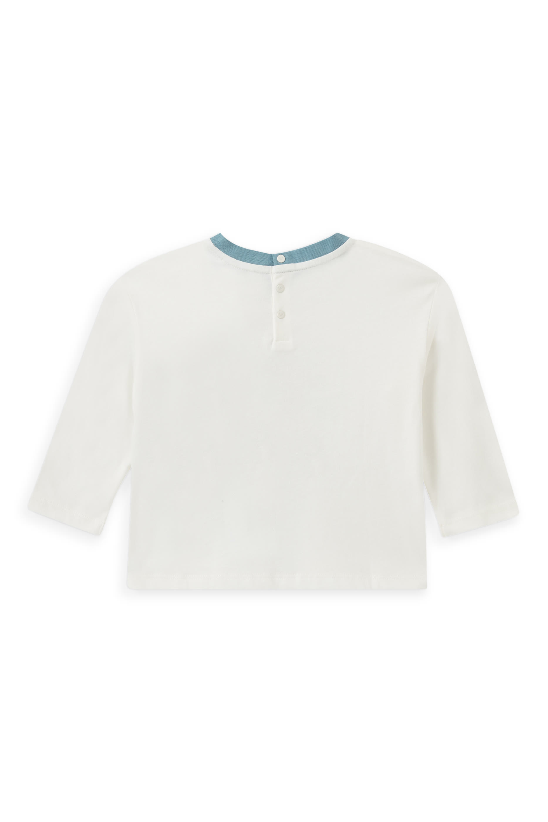 تيشيرت بشعار الماركة قطن للأطفال