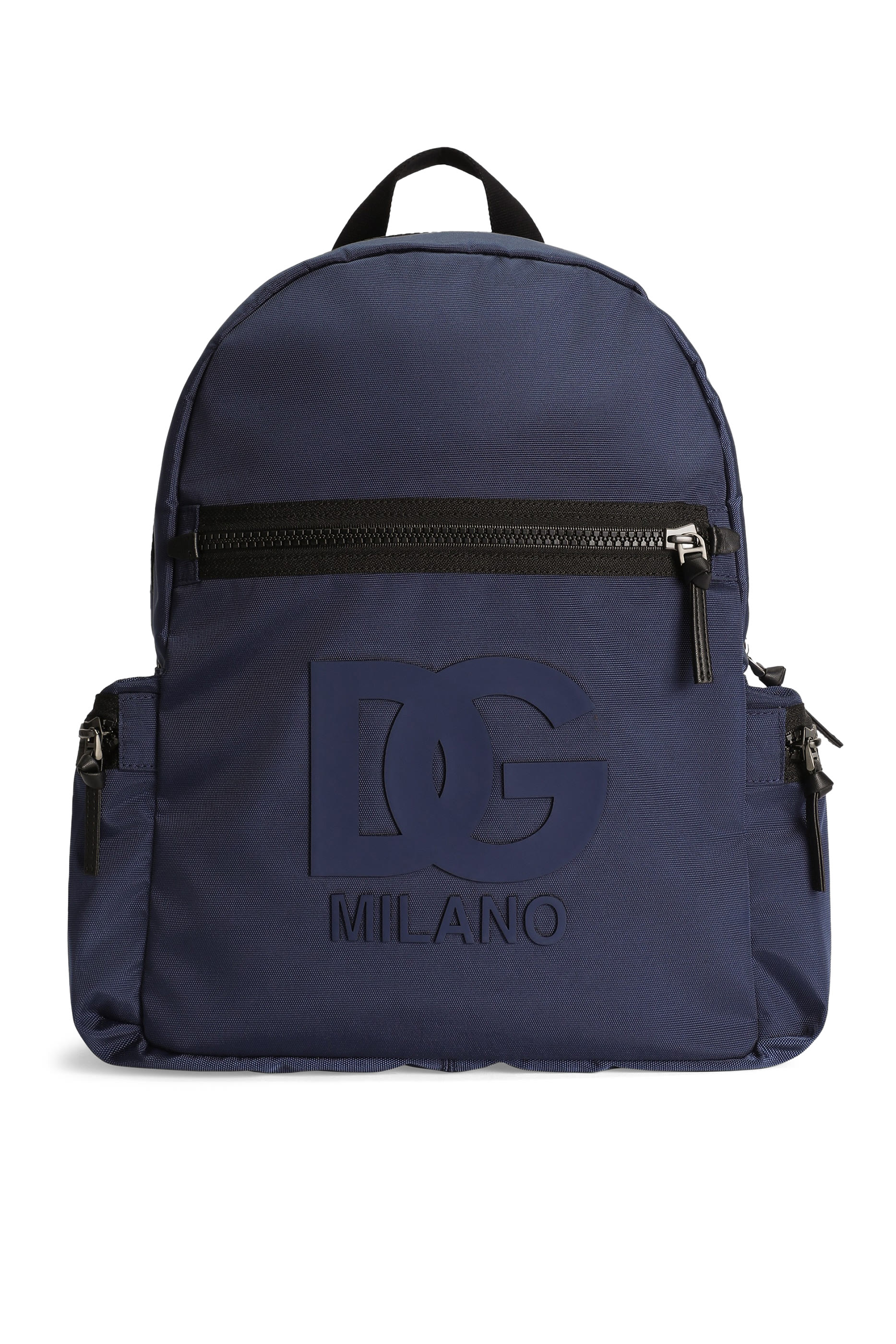 حقيبة ظهر برقعة مطاطية بحرفي شعار الماركة نايلون للأطفال