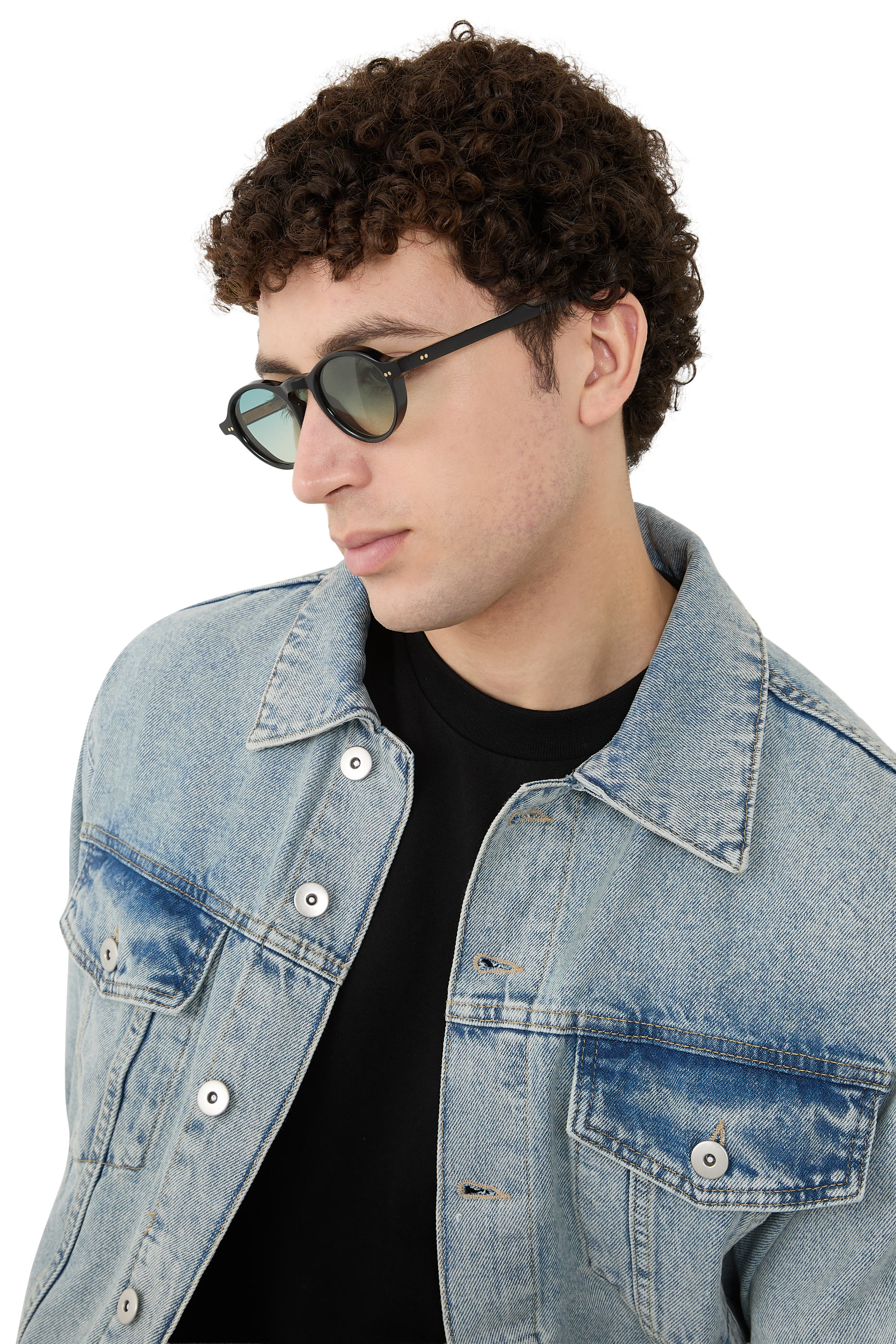 نظارة جي آي 08 شمسية بإطار مستدير