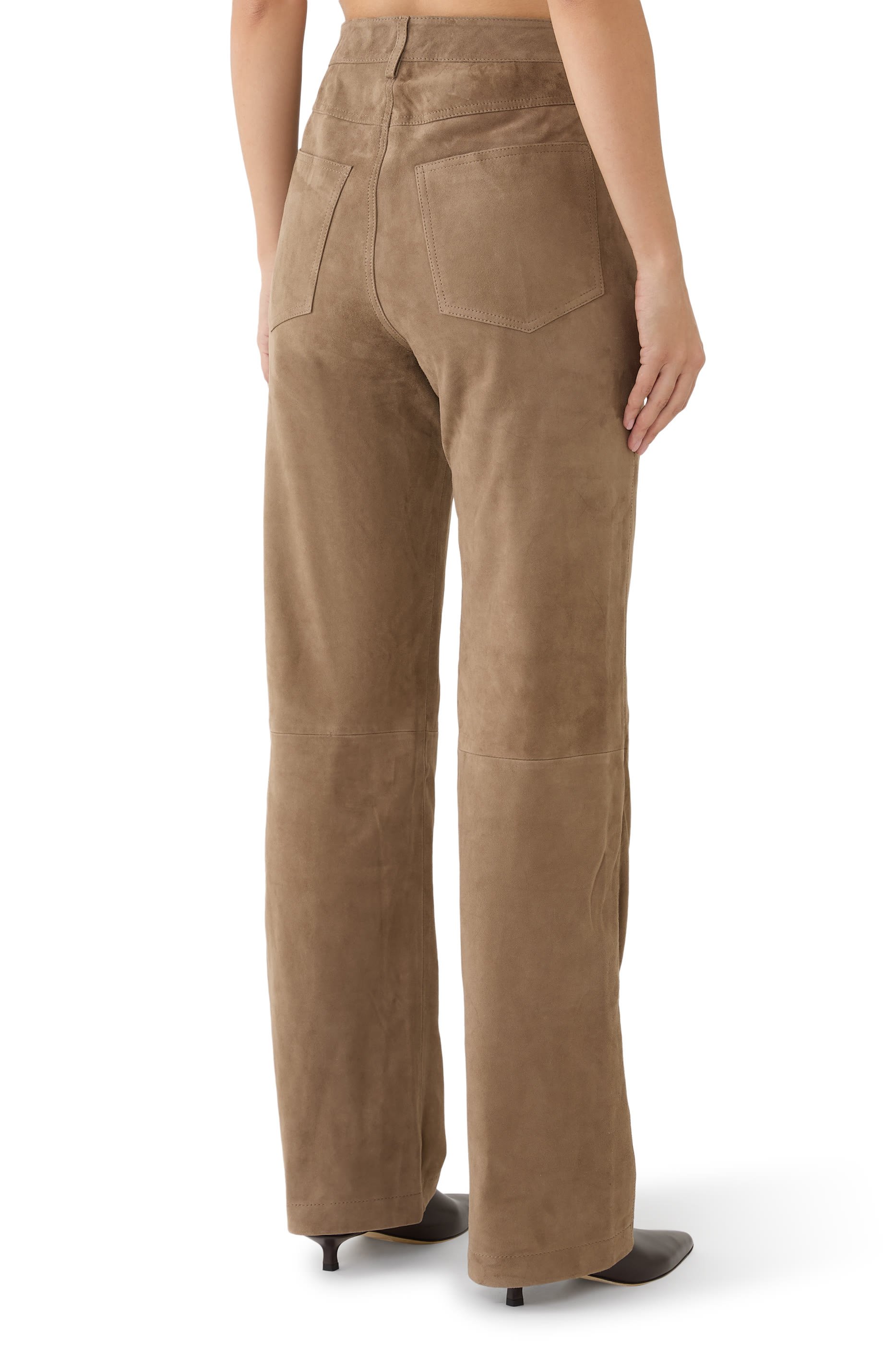 بنطال بقصة مستقيمة شمواه