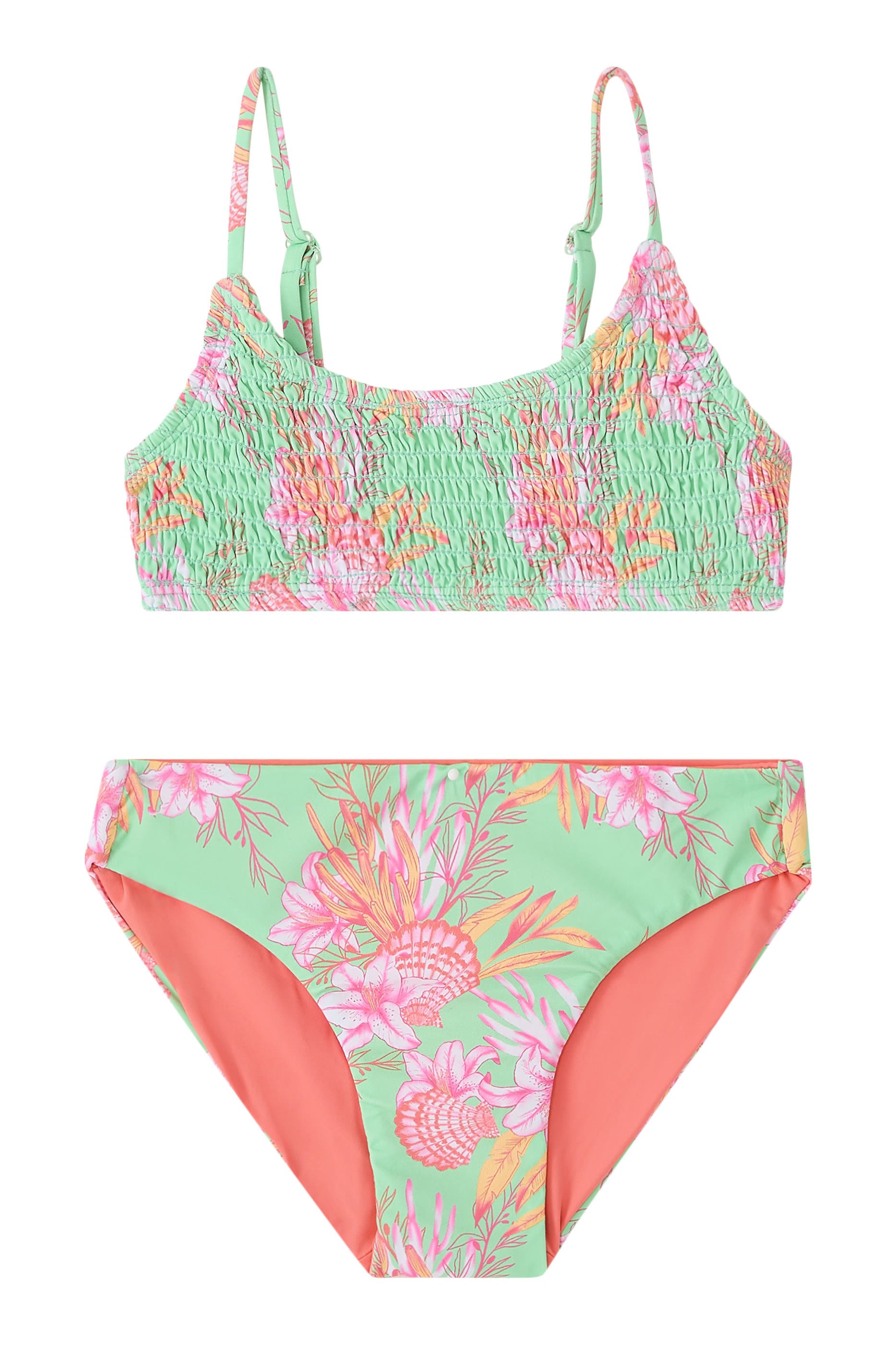 طقم بيكيني كوستال شيلز خامات مستدامة للأطفال