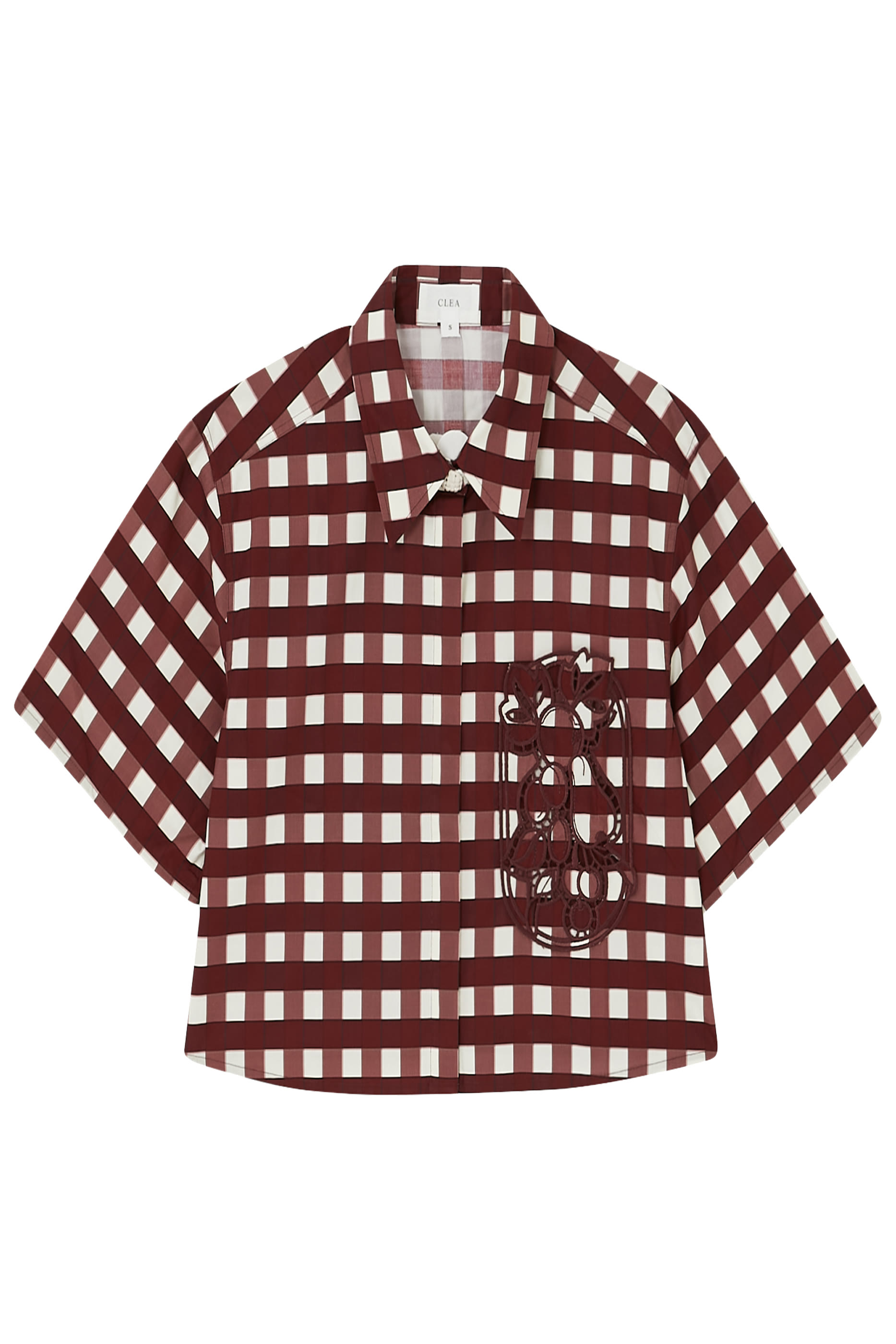 قميص فلافيو بقصة مربعة