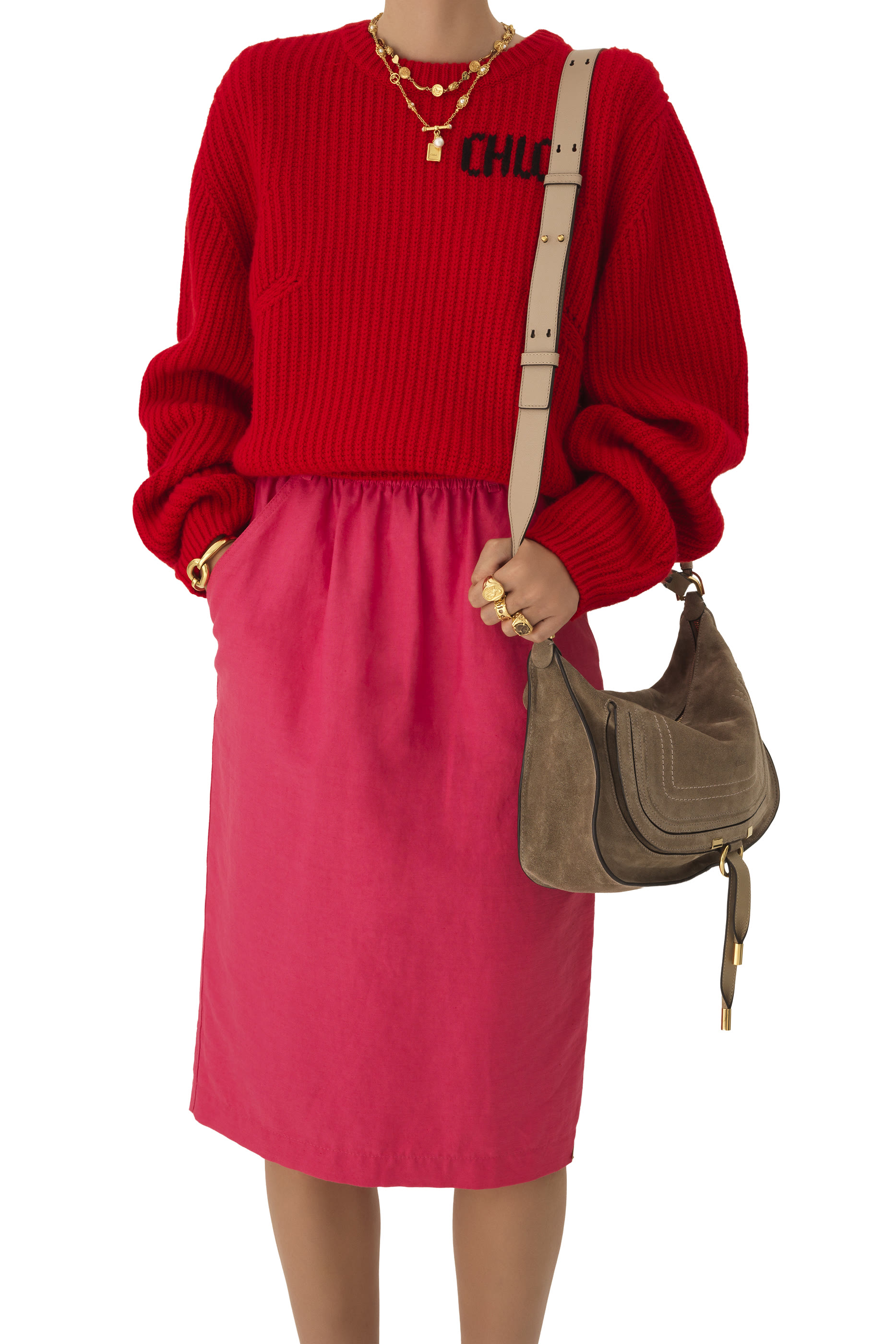 حقيبة كتف مارسي صغيرة