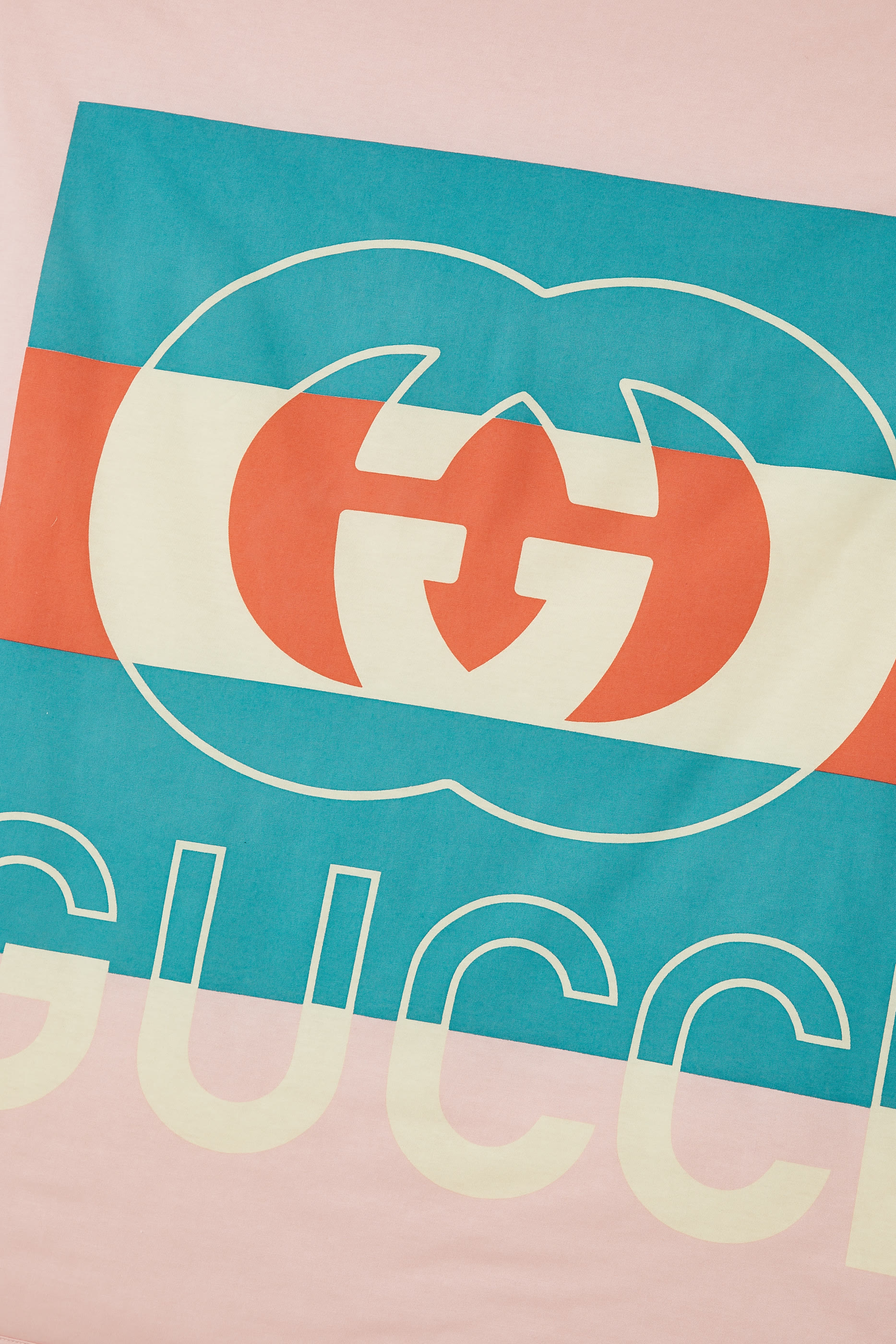 بطانية قطن جرسيه بنقشة حروف الماركة متداخلة للأطفال