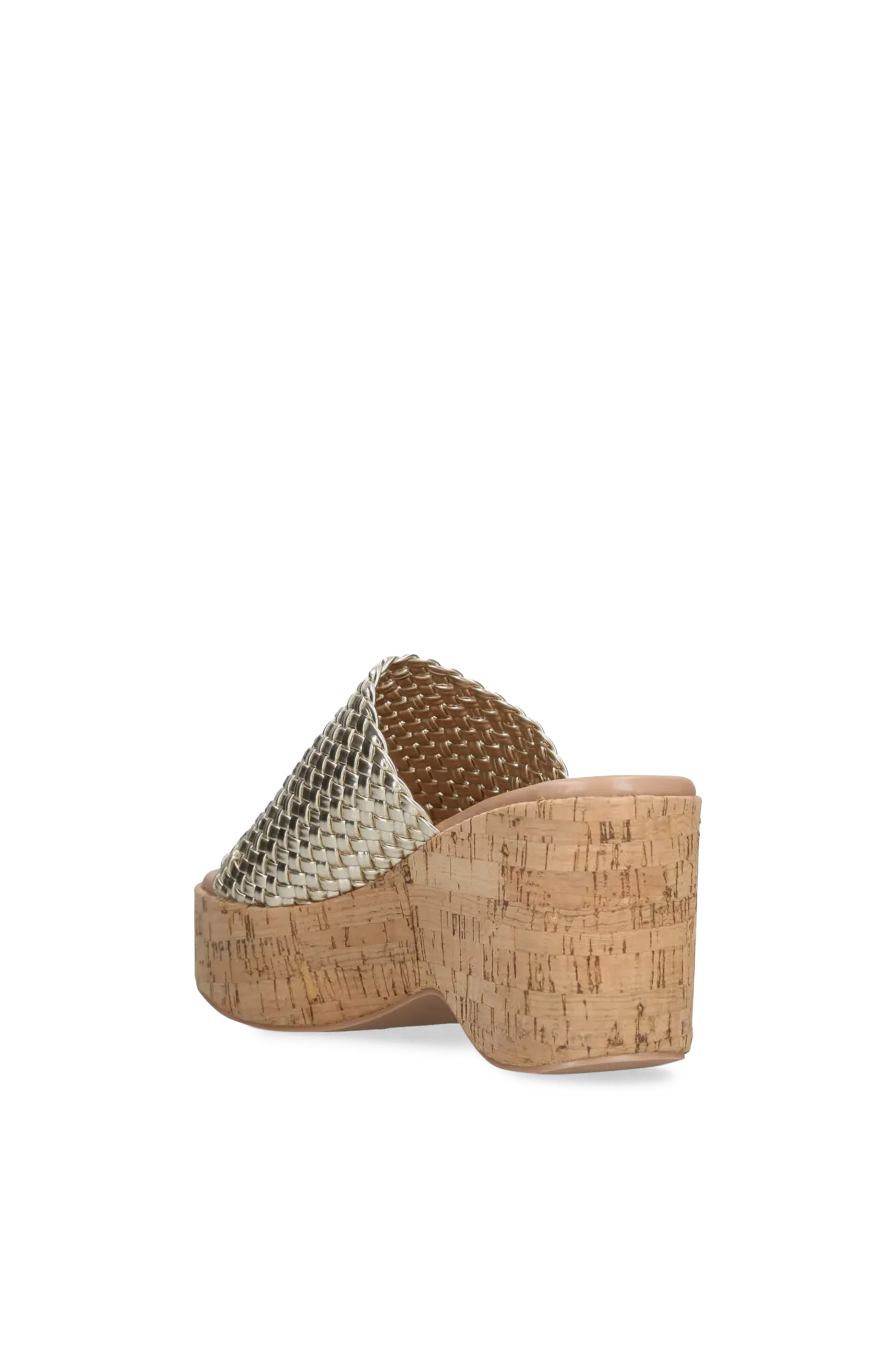 صندل كريبتون 85 بكعب ويدج منسوج