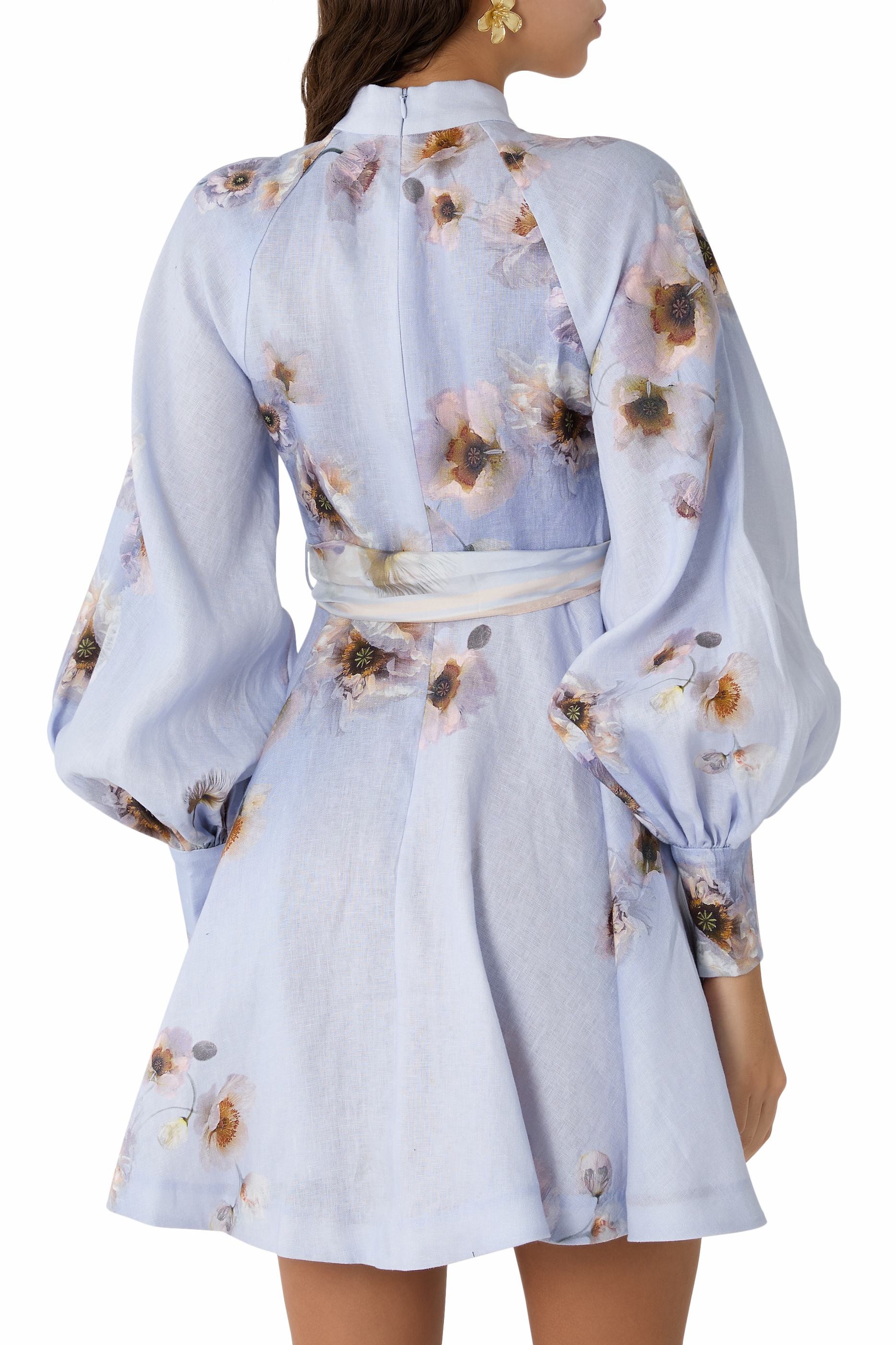 Hypnotic Buttoned Mini Dress 