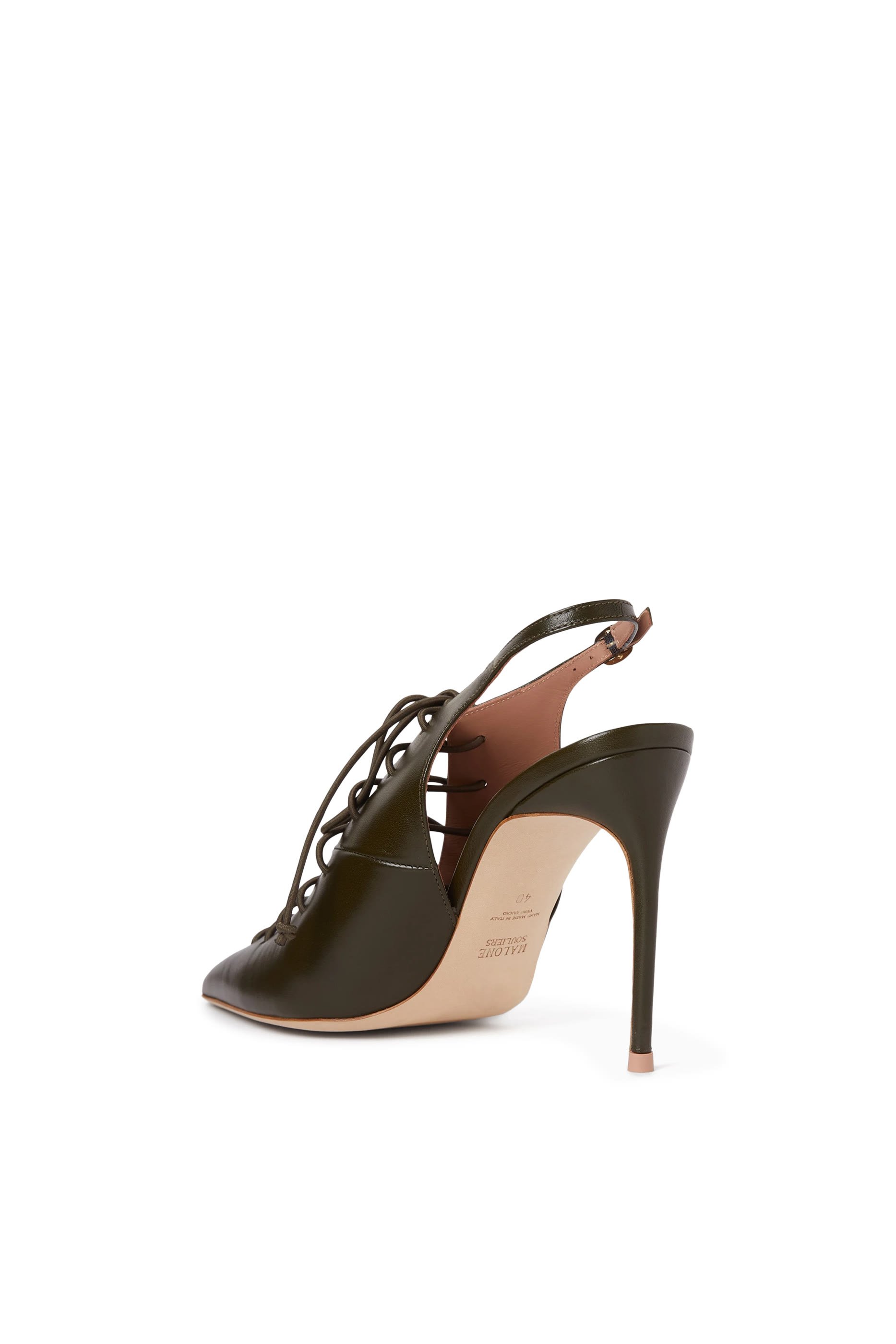 حذاء كلاسيك عليا بكعب 90 مم وسير خلفي