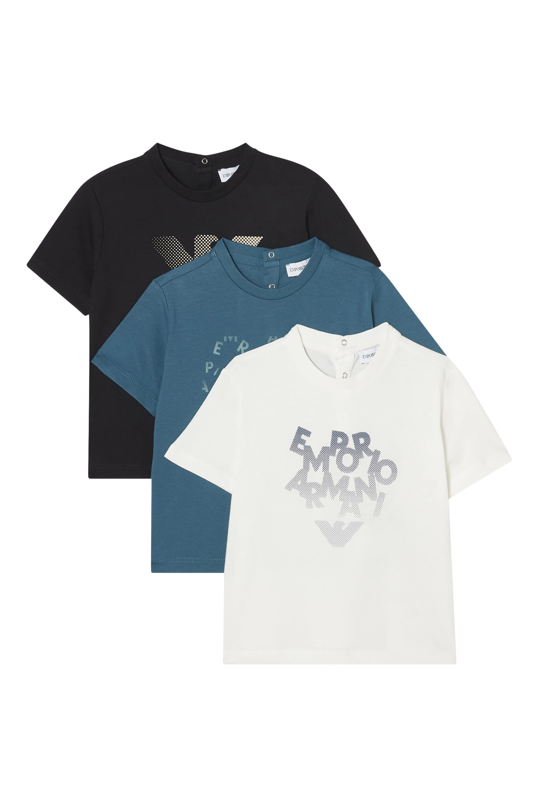 طقم تيشيرت قطن، ثلاث قطع للرضع