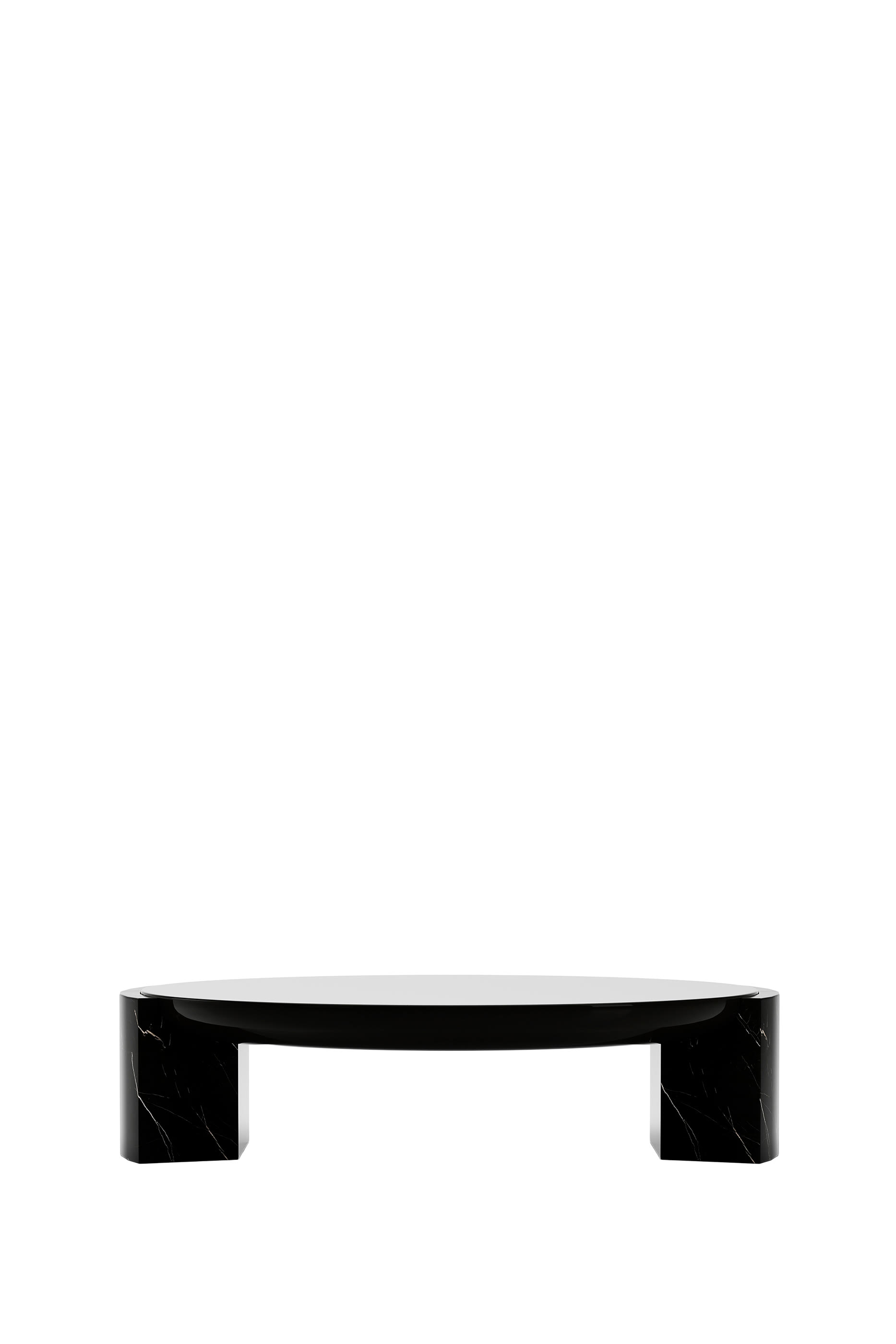 طاولة قهوة بتصميم متداخل