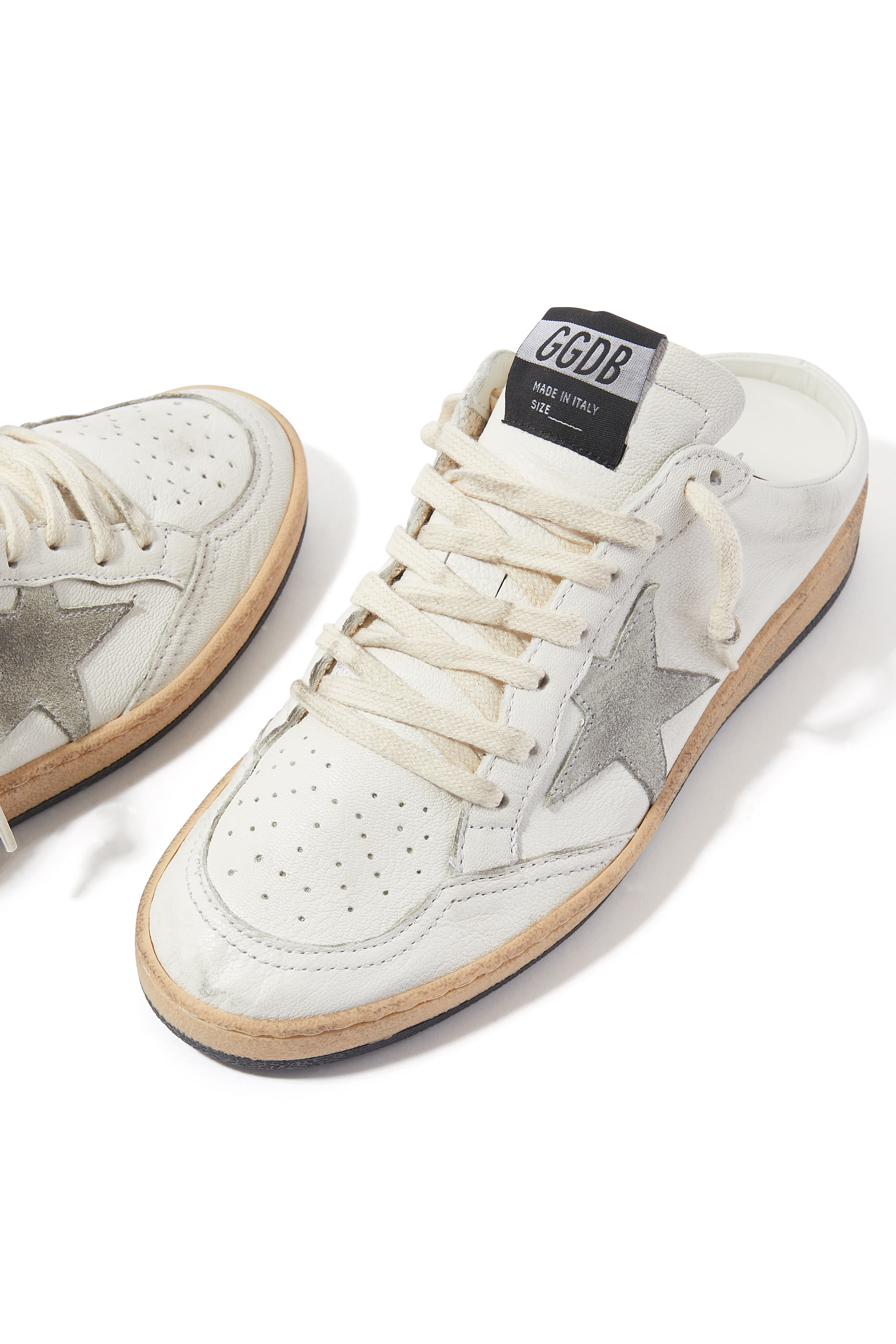 سنيكرز بول ستار مفتوح من الخلف جلد