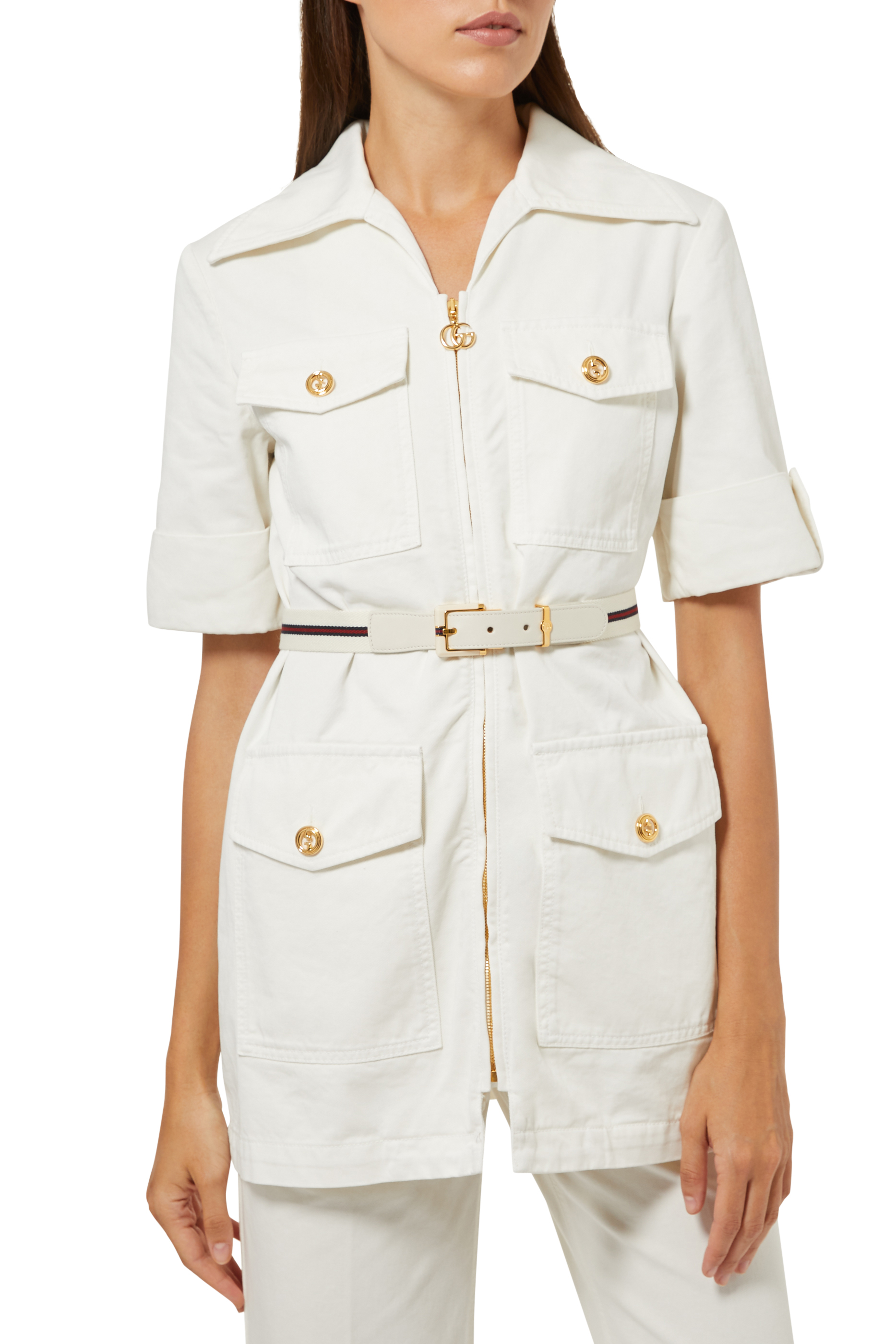 جاكيت قطن عضوي صديق للبيئة بلون باهت