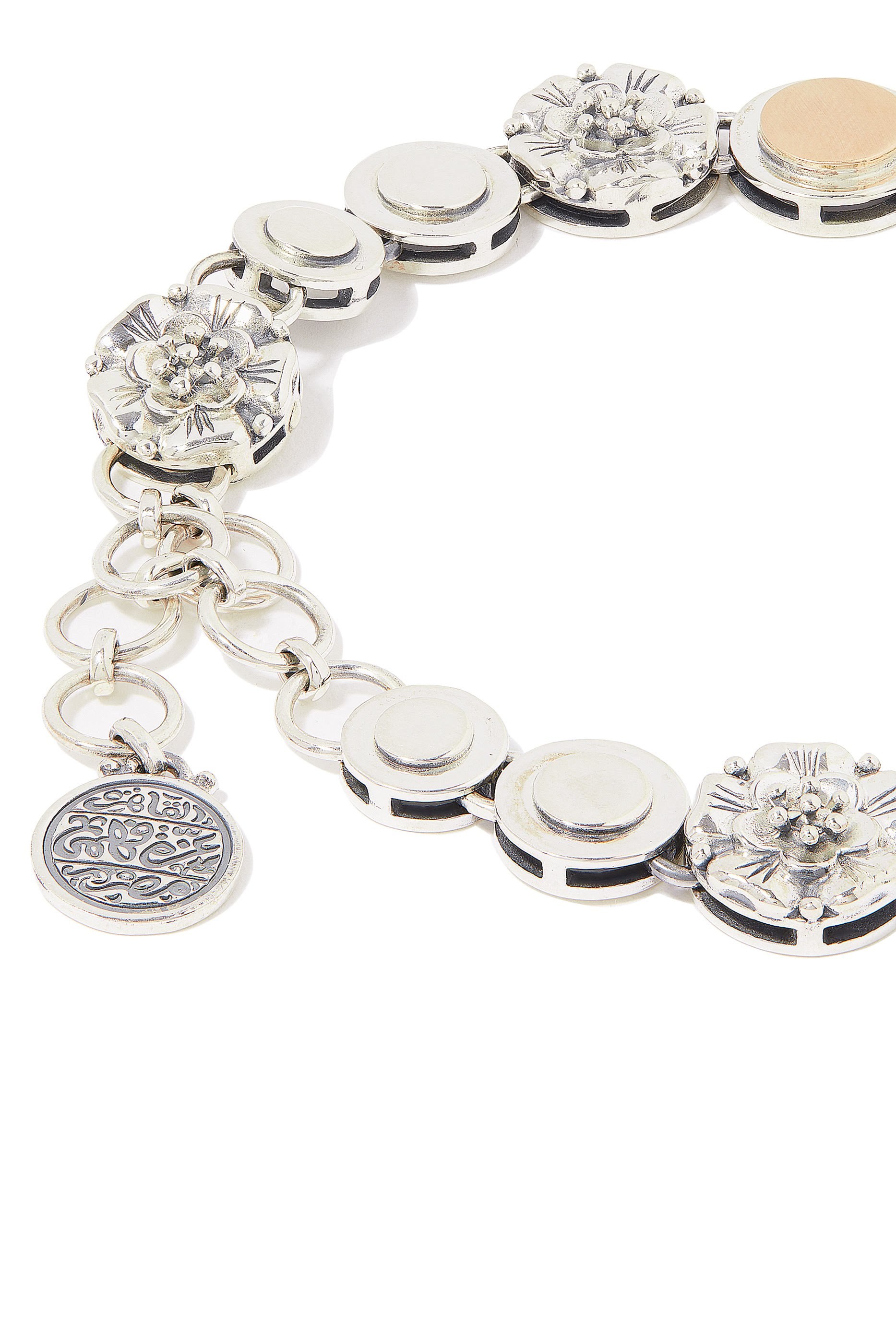 سوار إنديرمنت ذهب أصفر عيار 18 وفضة إسترلينية