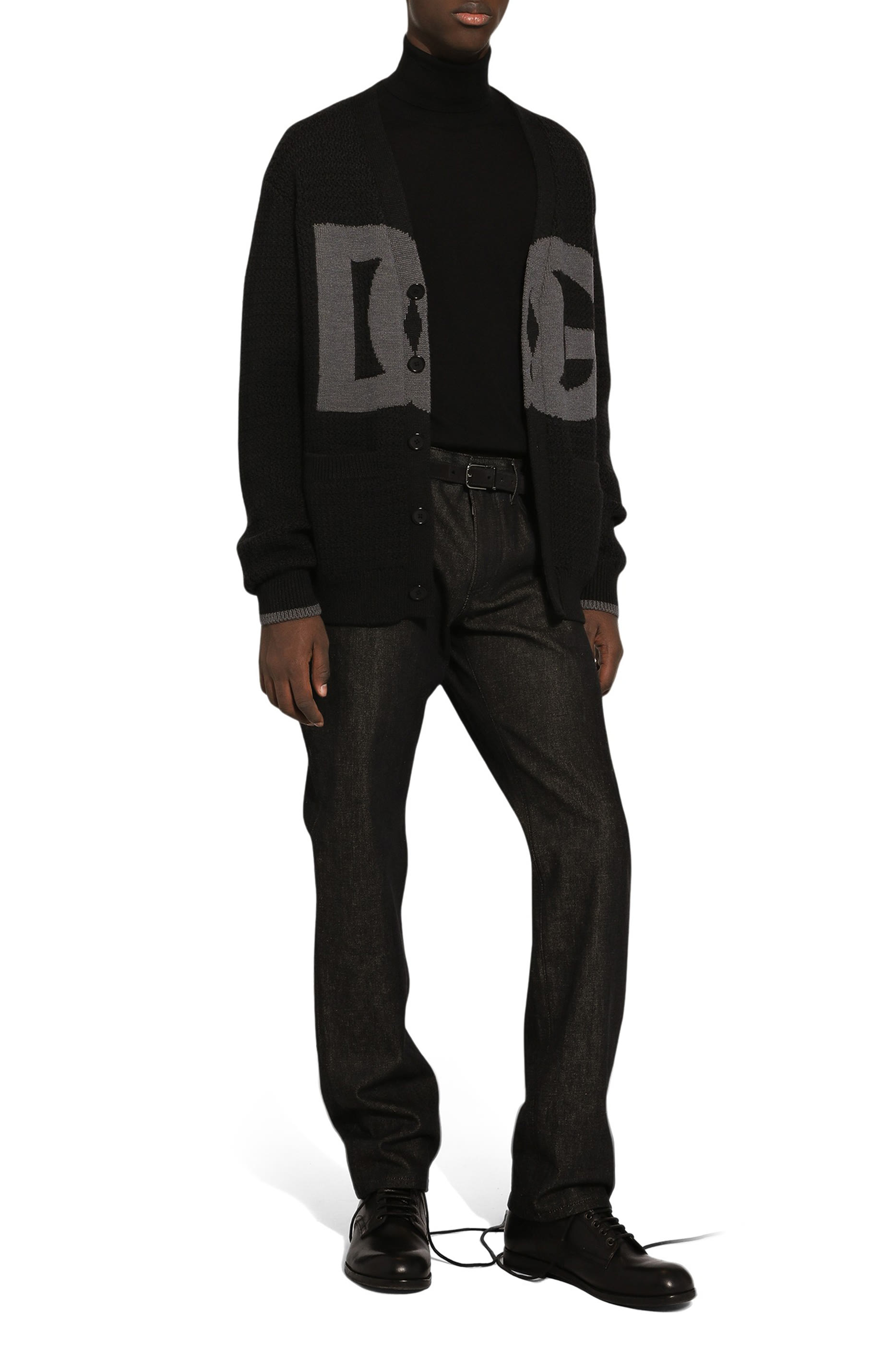 كارديجان منسوج يدويا صوف