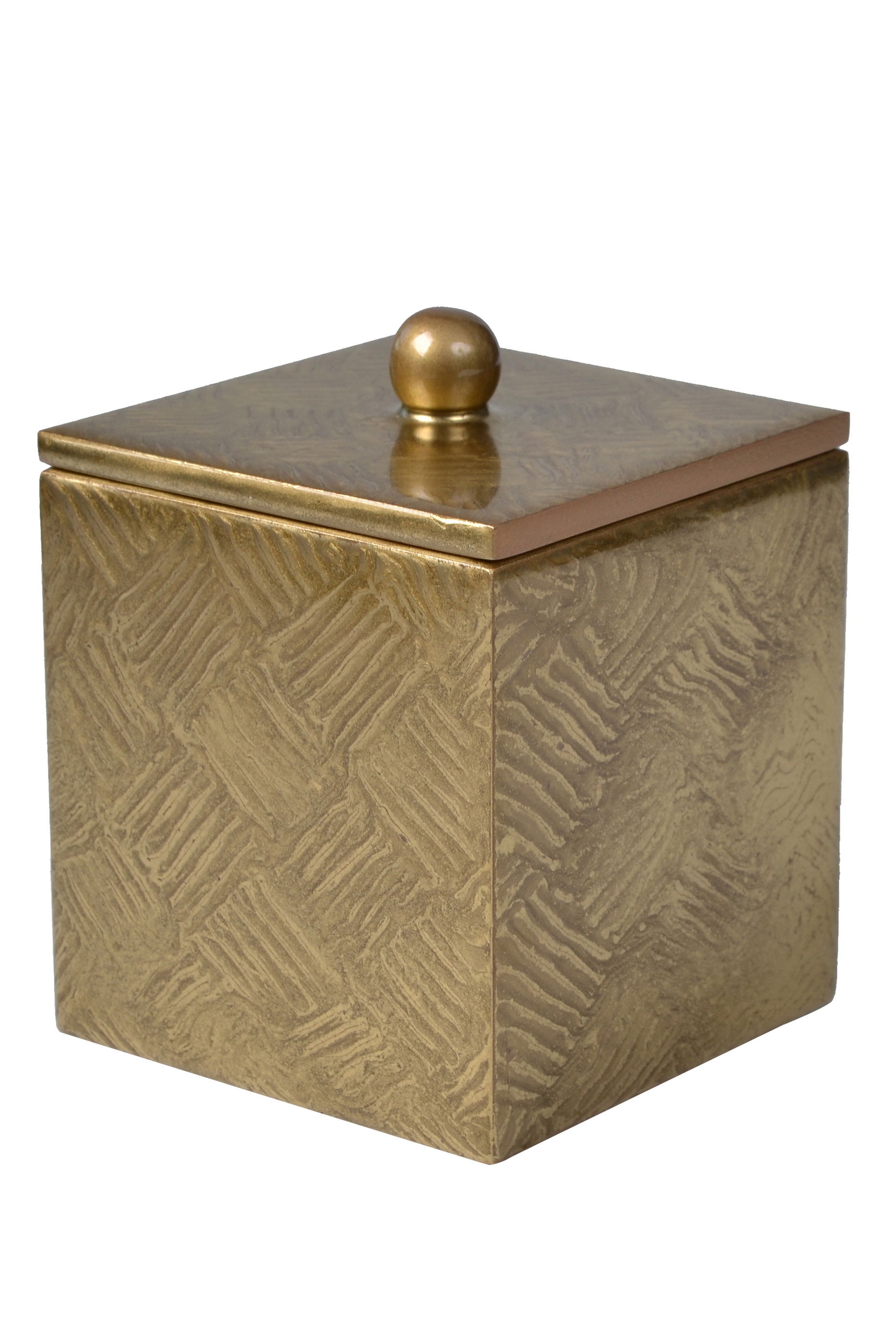 برطمان قطن تيلي بتصميم مربع طويل