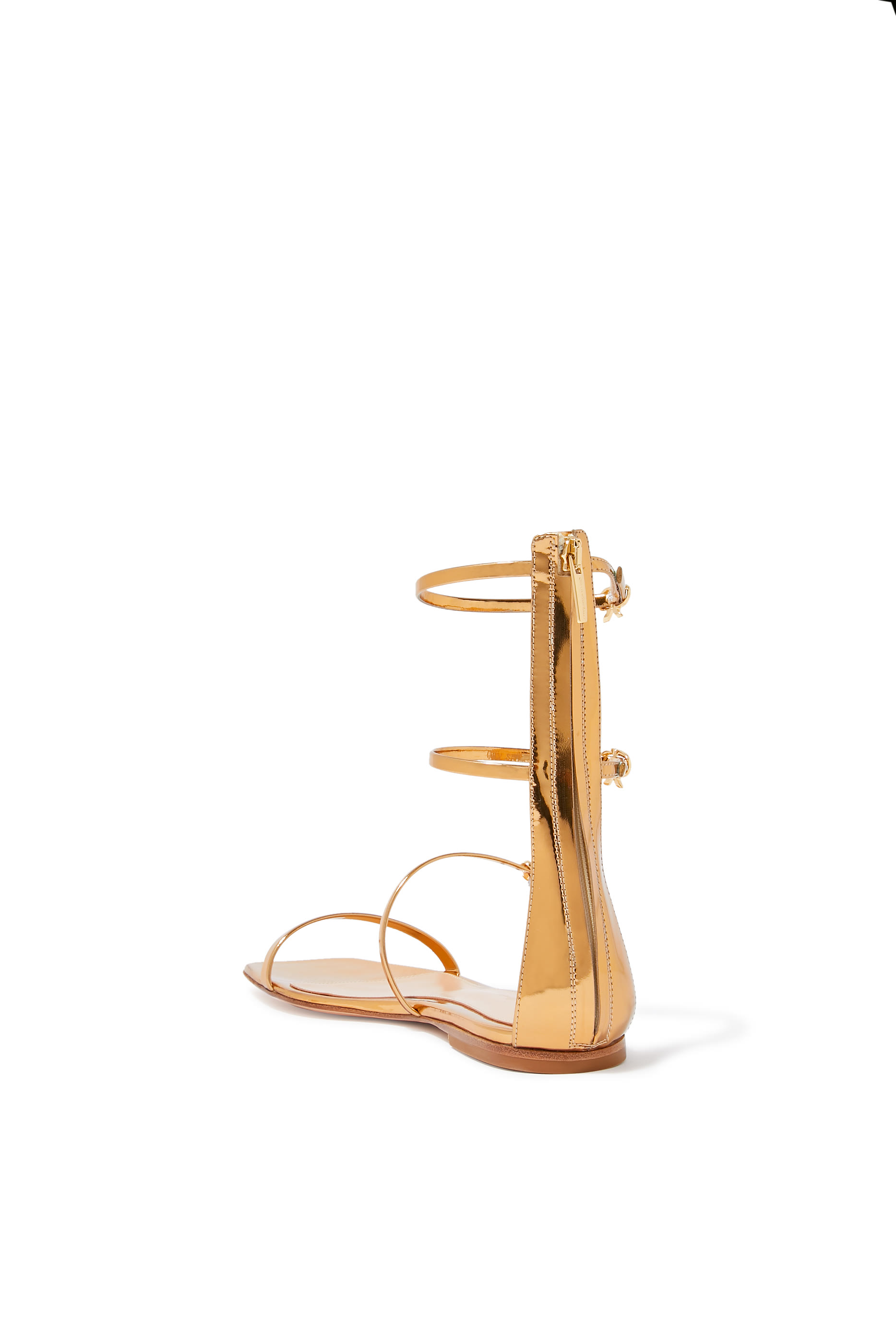 صندل ريبون داونتاون بسيور عدة جلد لامع