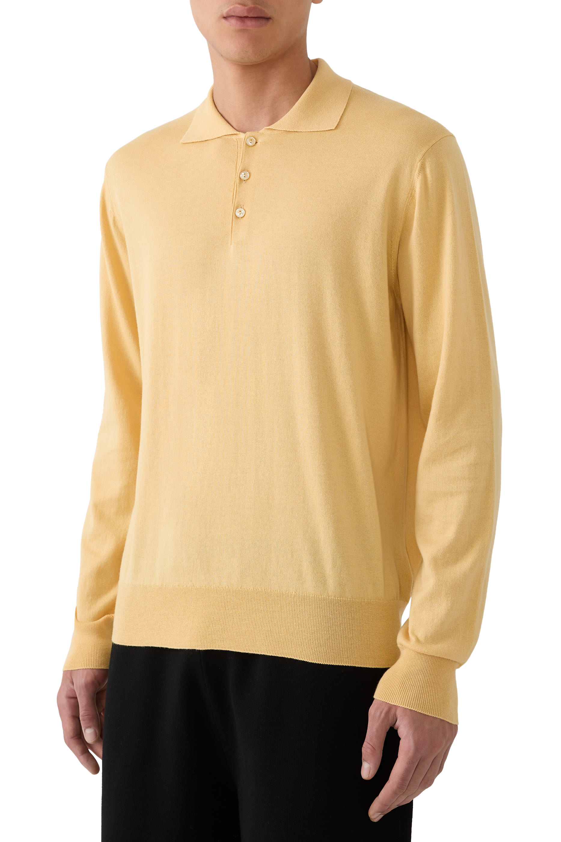 قميص بولو منسوج