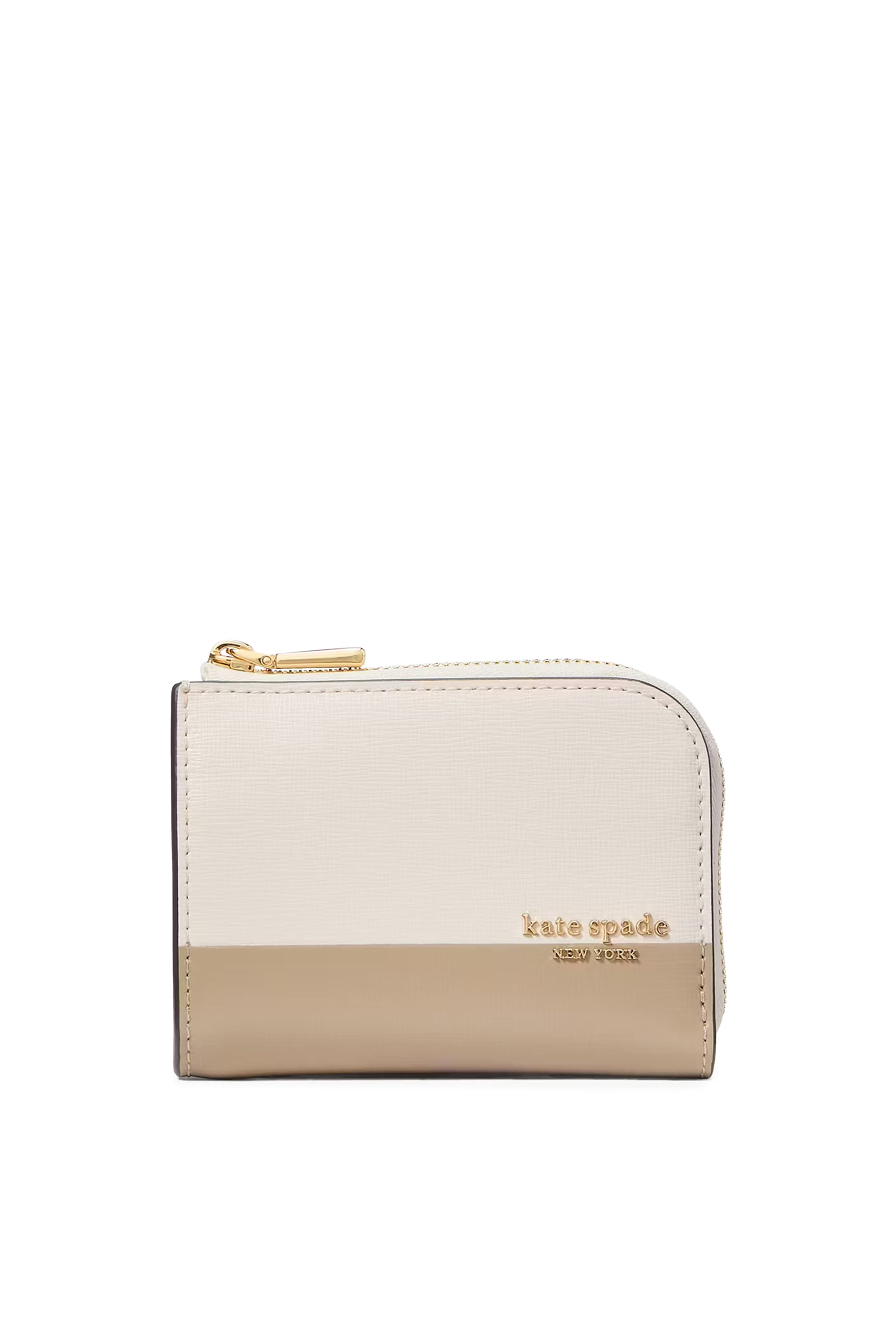 حافظة بطاقات ديفن بتصميم مقسم بألوان وسحاب