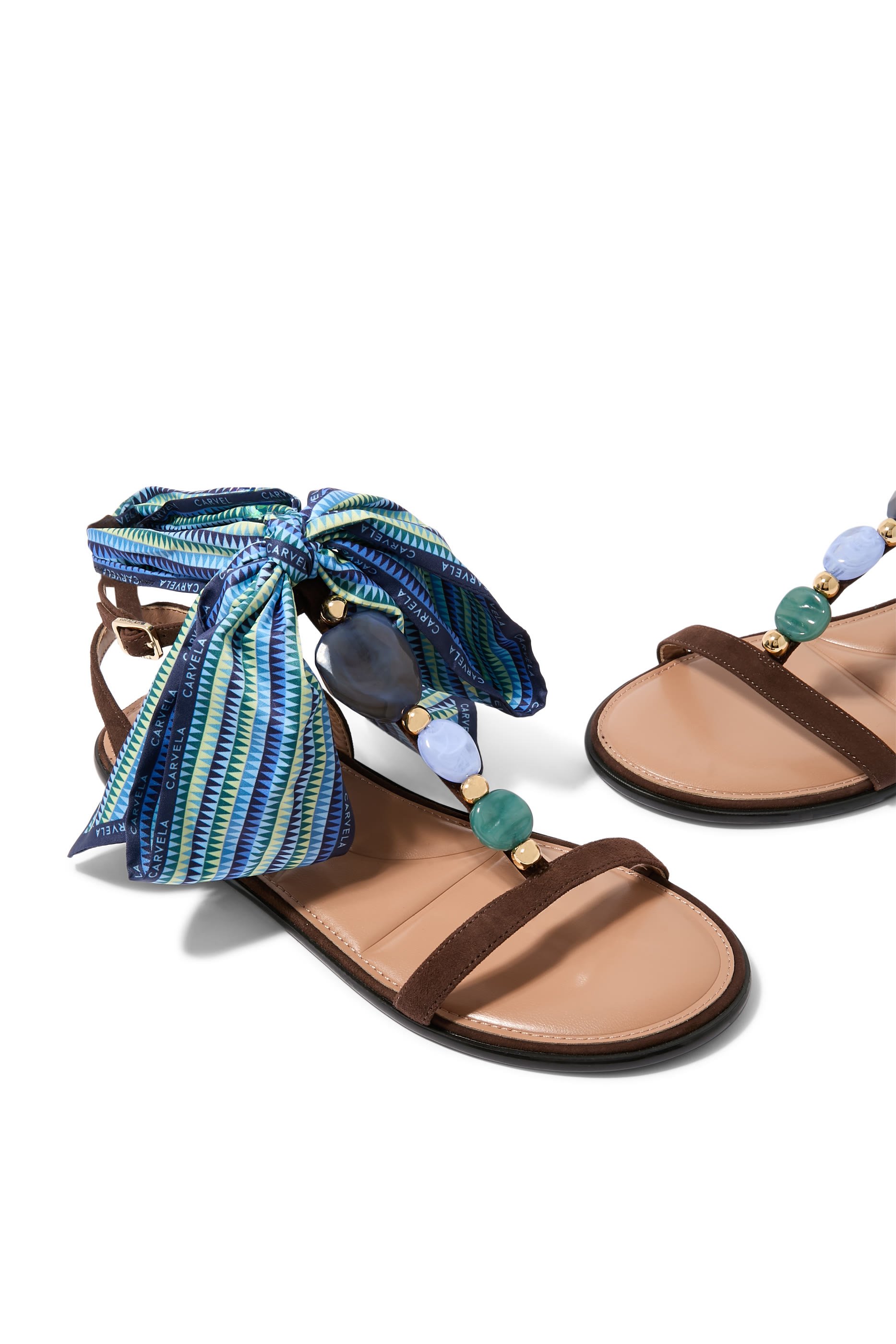 Sorrento Gem Flat Sandals