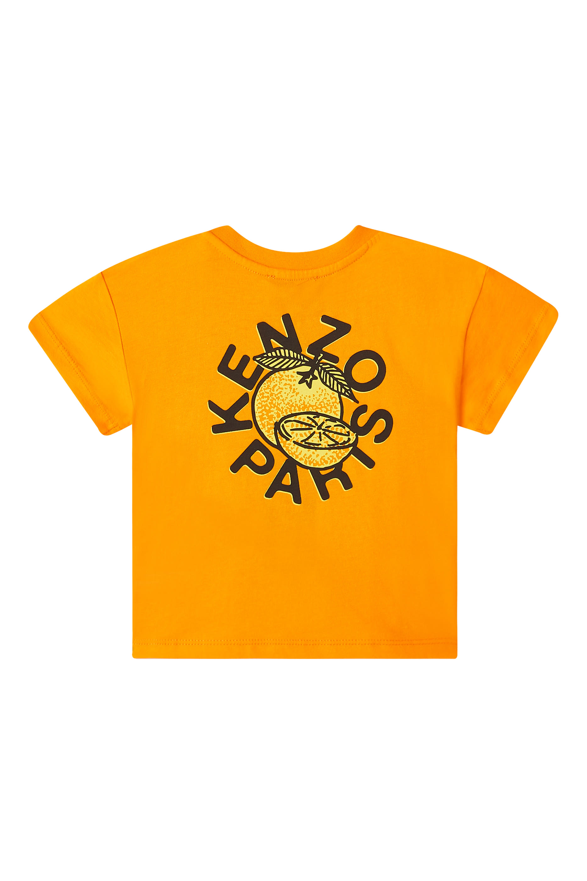 تيشيرت بشعار الماركة قطن للأطفال