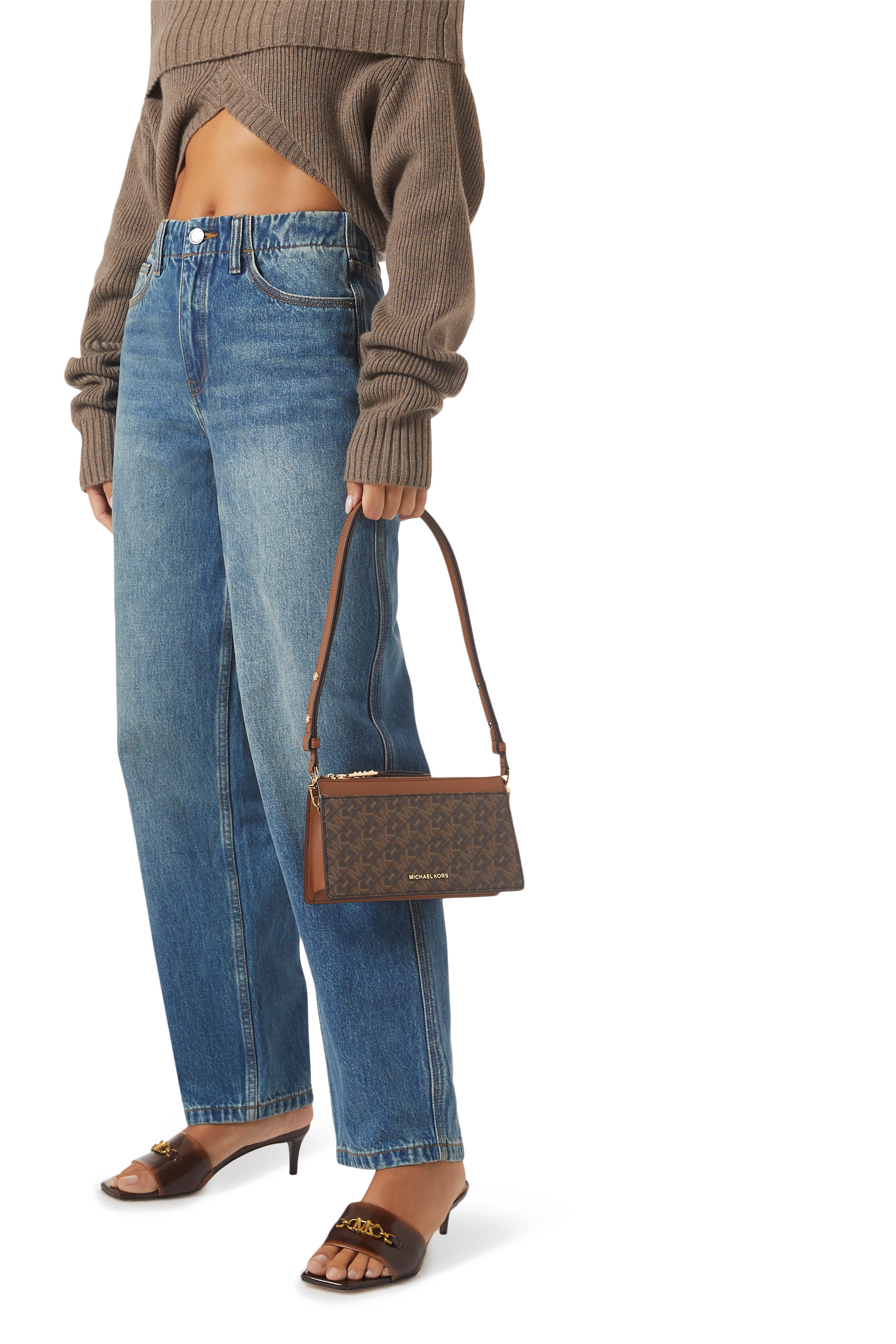 حقيبة كروس امباير كبيرة بتصميم قابل للتعديل