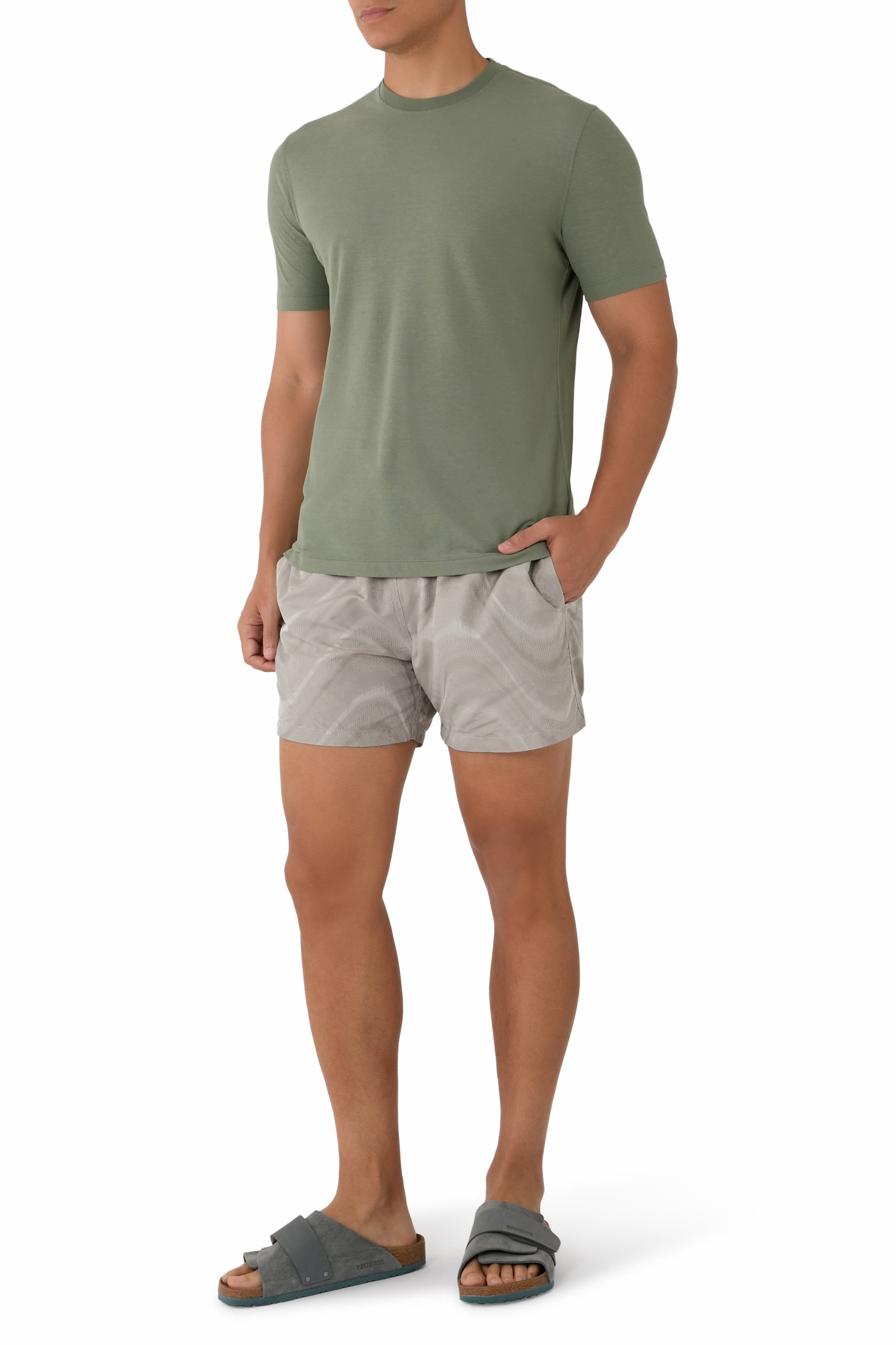 تيشيرت زانون بقصة ضيقة آيس كوتون