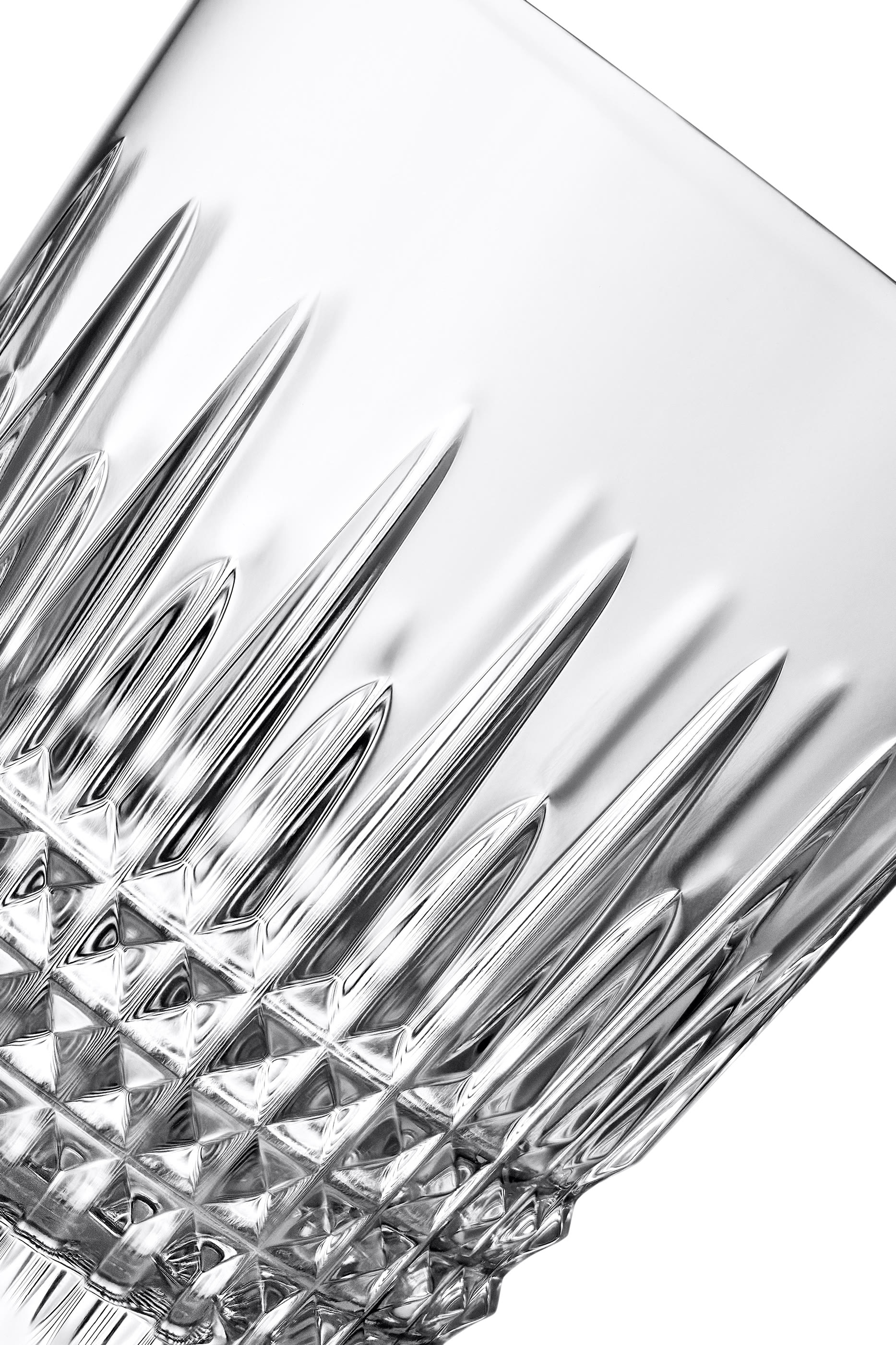 طقم أكواب ليسمور دوف بنقشة معينات، قطعتين